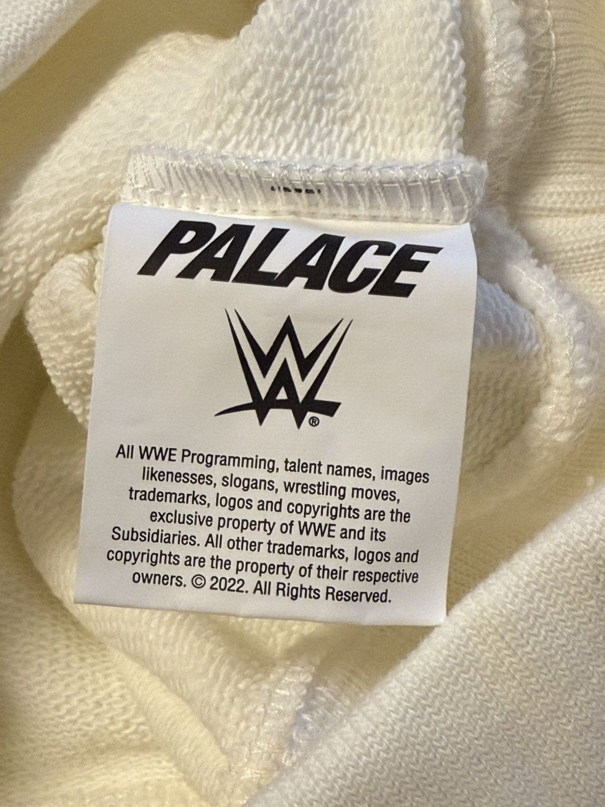 Palace Palace x WWE Love Hoodie White Size M Size US M / EU 48-50 / 2 - 13 Thumbnail