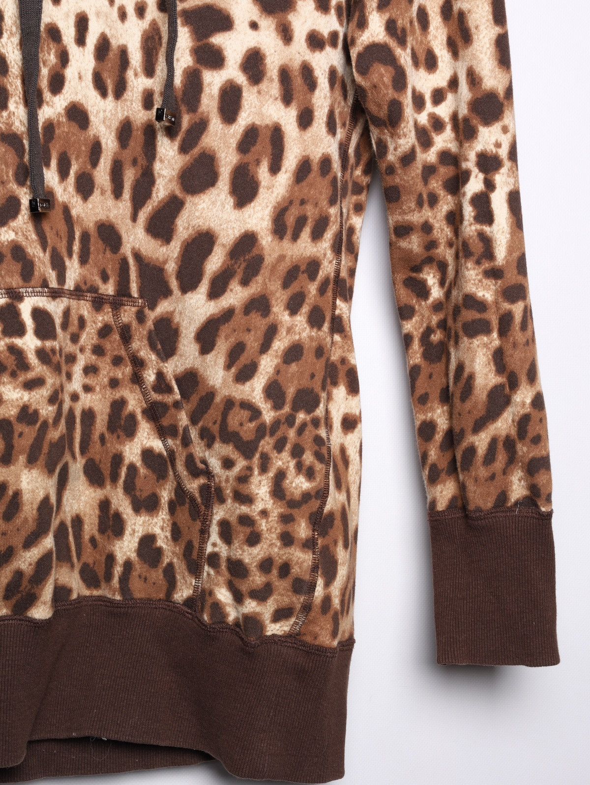 Dolce & Gabbana Dolce Gabbana Vintage Leopard Camo Printed Hoodie Size XS / US 0-2 / IT 36-38 - 8 Thumbnail