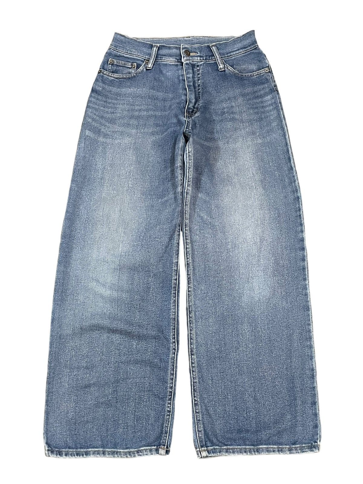 Japanese Brand Vintage Japanese Brand Stretch Soft Comfortable Baggy Jeans Size 29" - 2 Thumbnail