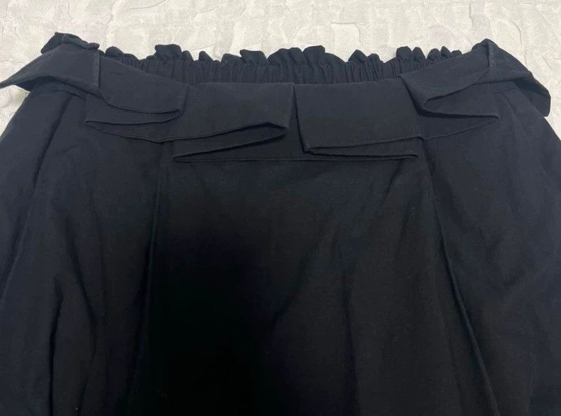 Yohji Yamamoto Yohji Yamamoto size 2 Cotton flared skirt with pleated wai Size 25" / US 0 / IT 36 - 6 Thumbnail