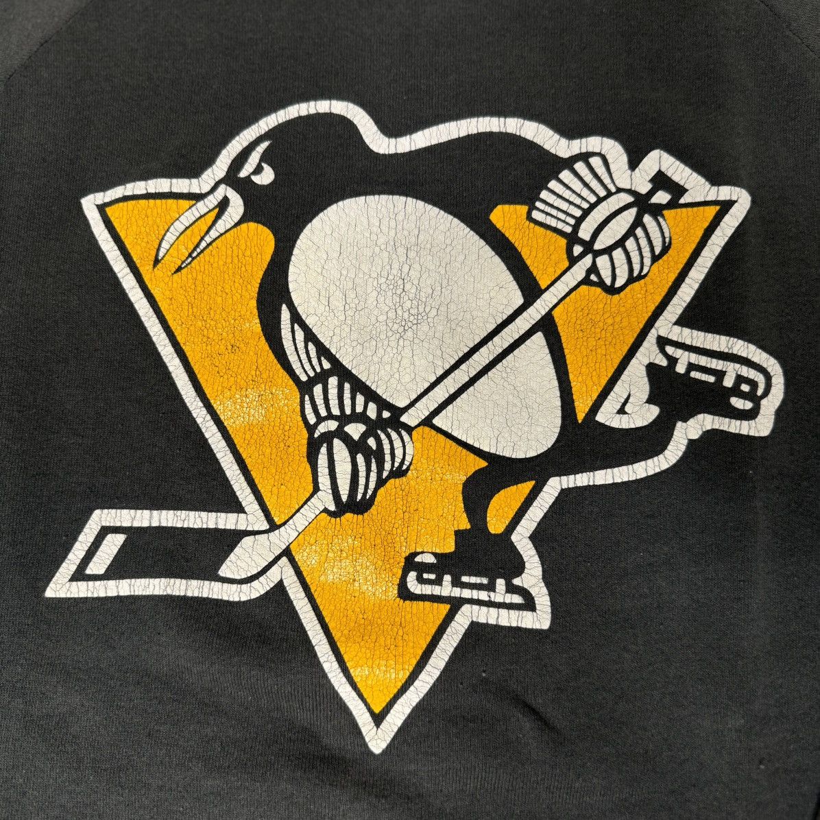 NHL × Vintage VINTAGE NHL PITTSBURGH PENGUINS SWEATER BLACK Size US XXL / EU 58 / 5 - 2 Thumbnail