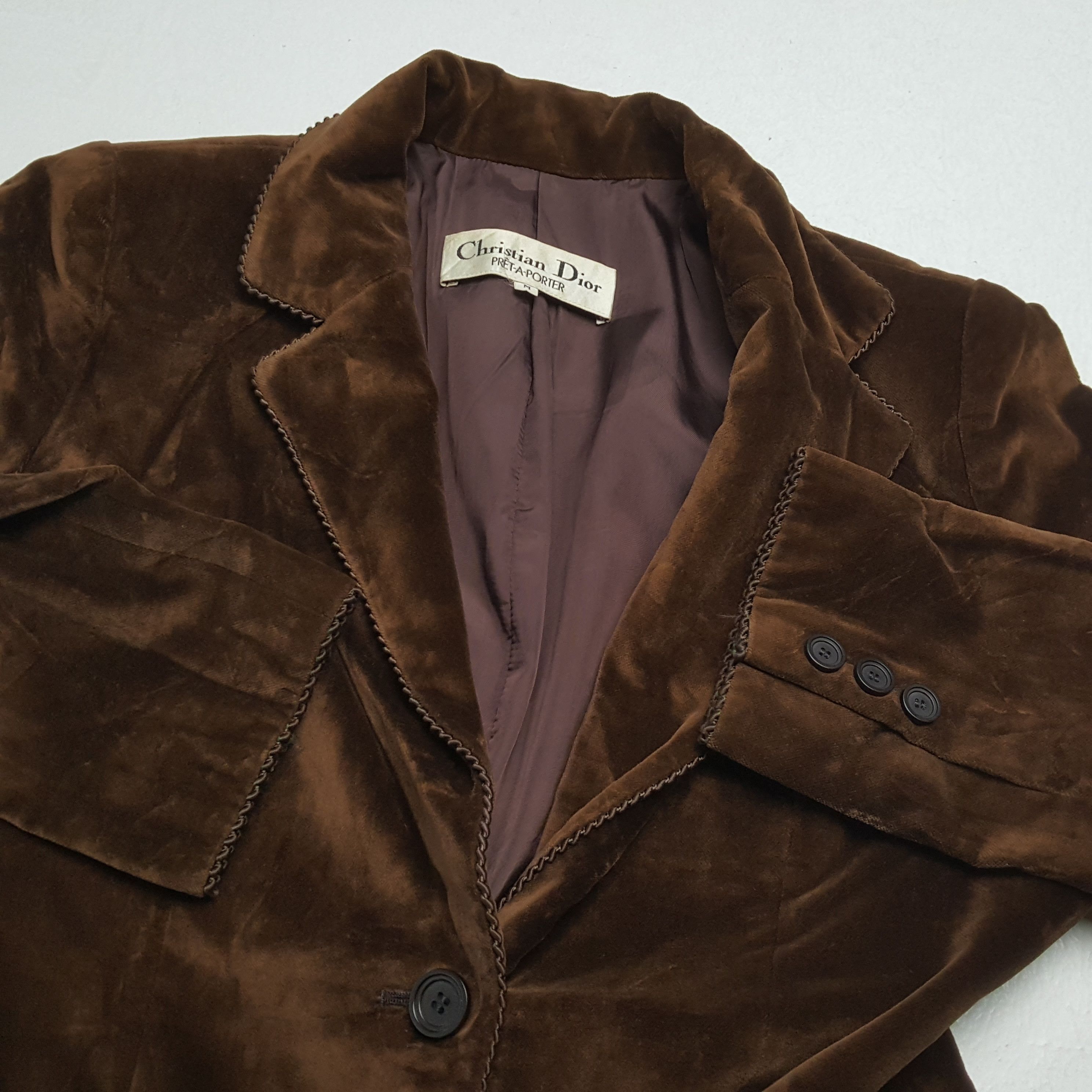 Christian Dior Monsieur × Vintage CHRISTIAN DIOR Blazer Designer Brand Size S / US 4 / IT 40 - 9 Thumbnail