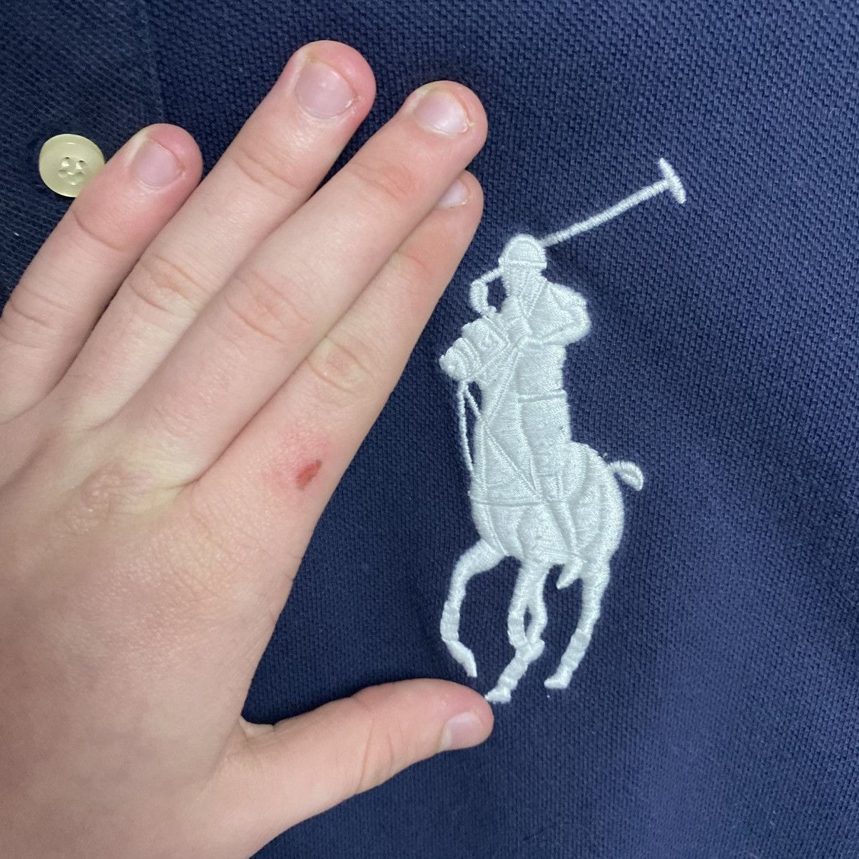 Polo Ralph Lauren Vintage Polo Ralph Lauren Big Pony number 3 y2k polo size L Size US L / EU 52-54 / 3 - 3 Thumbnail