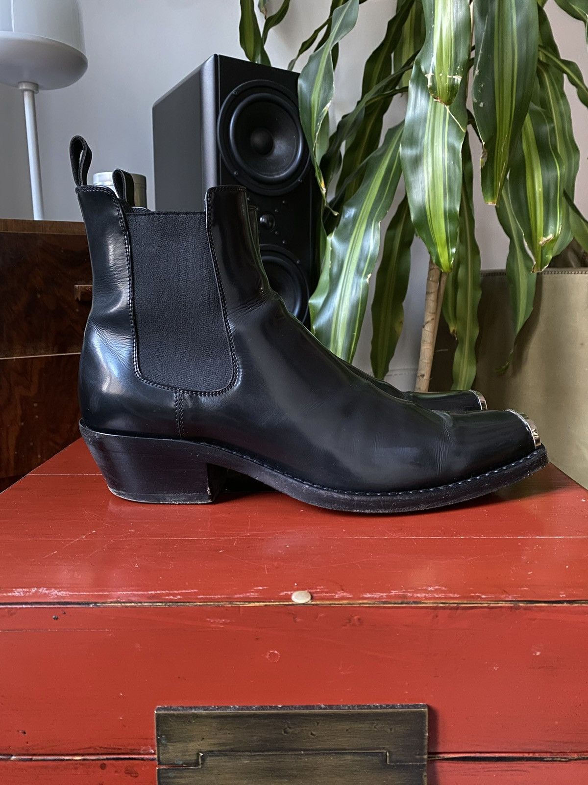Calvin Klein 205W39NYC × Raf Simons CK205W39NYC Western Chris Boots by Raf Simons Size US 10 / EU 43 - 7 Thumbnail