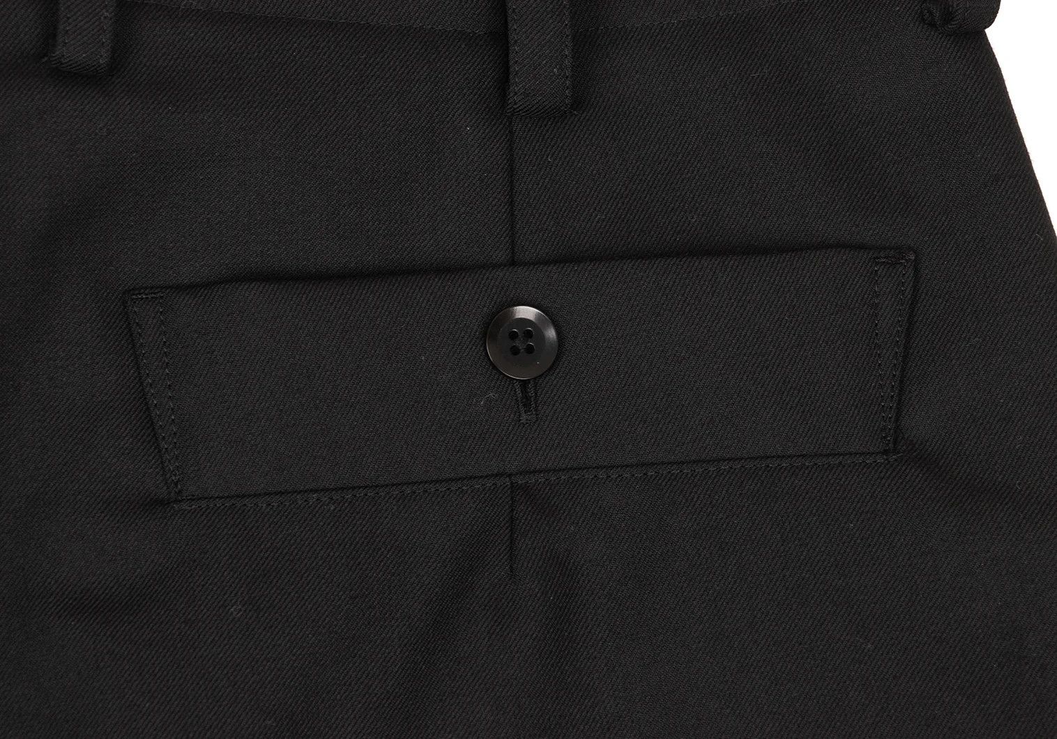 Yohji Yamamoto Wool-Poly Gabardine Belted Sarouel Pants in Black Size US 34 / EU 50 - 11 Thumbnail