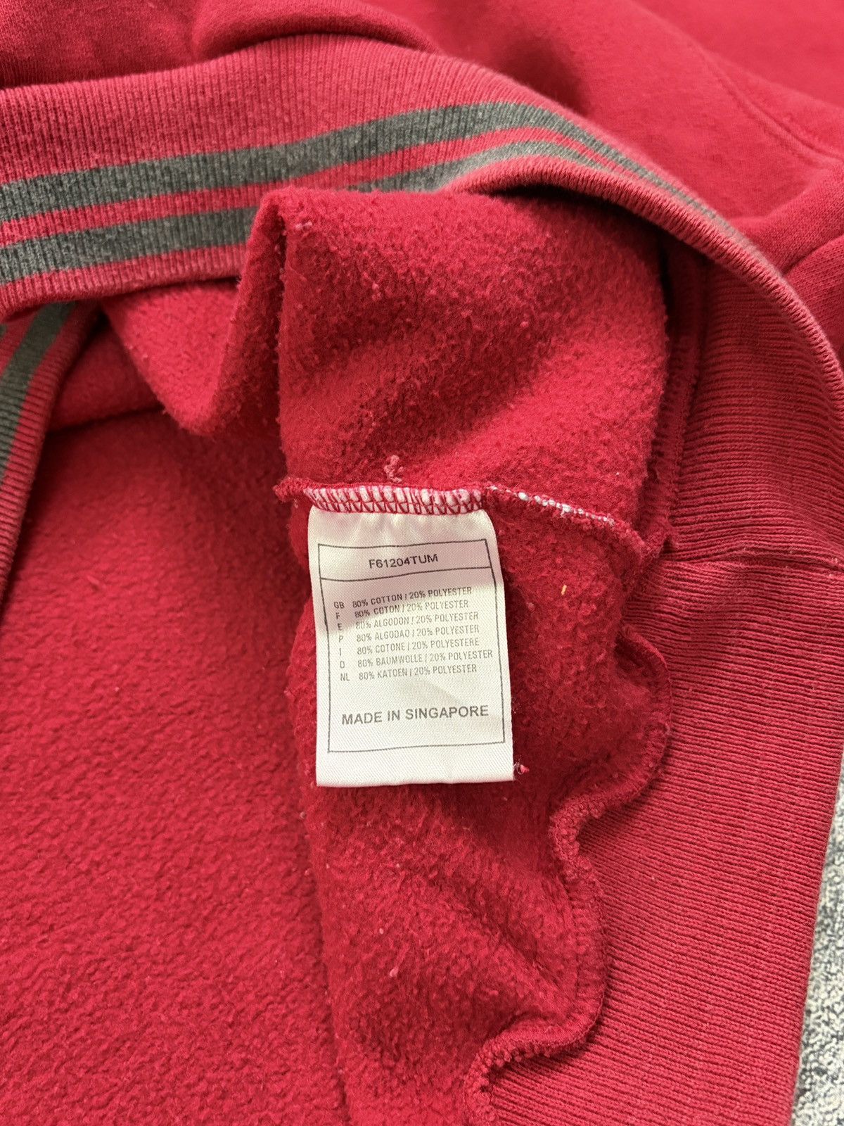 Nike Vintage 90s Nike Big Swoosh Red Crewneck Sweatshirt L Size US L / EU 52-54 / 3 - 5 Thumbnail