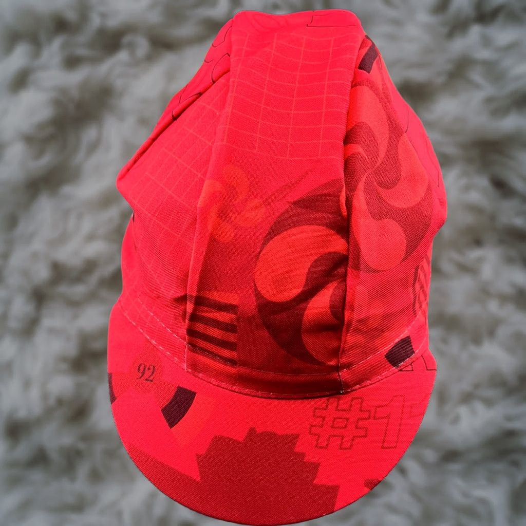 Vintage Santini Tour De France Cycling Cap Hat One Size Lightweight Racing Hat Size ONE SIZE - 1 Thumbnail