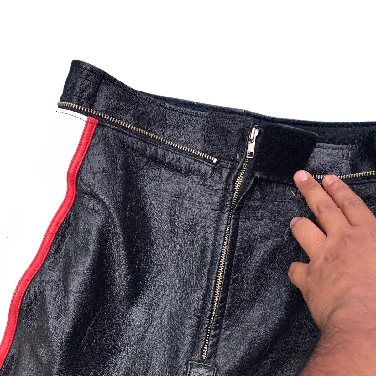 Fox Racing × Harley Davidson × Sports Specialties Nankai Style Top Rider Leather Pants Motorcycle Racing pants Size US 32 / EU 48 - 5 Thumbnail