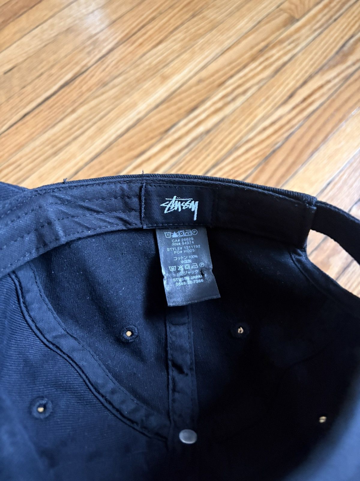 Stussy Stussy Crew Cap (Black) Size ONE SIZE - 6 Thumbnail