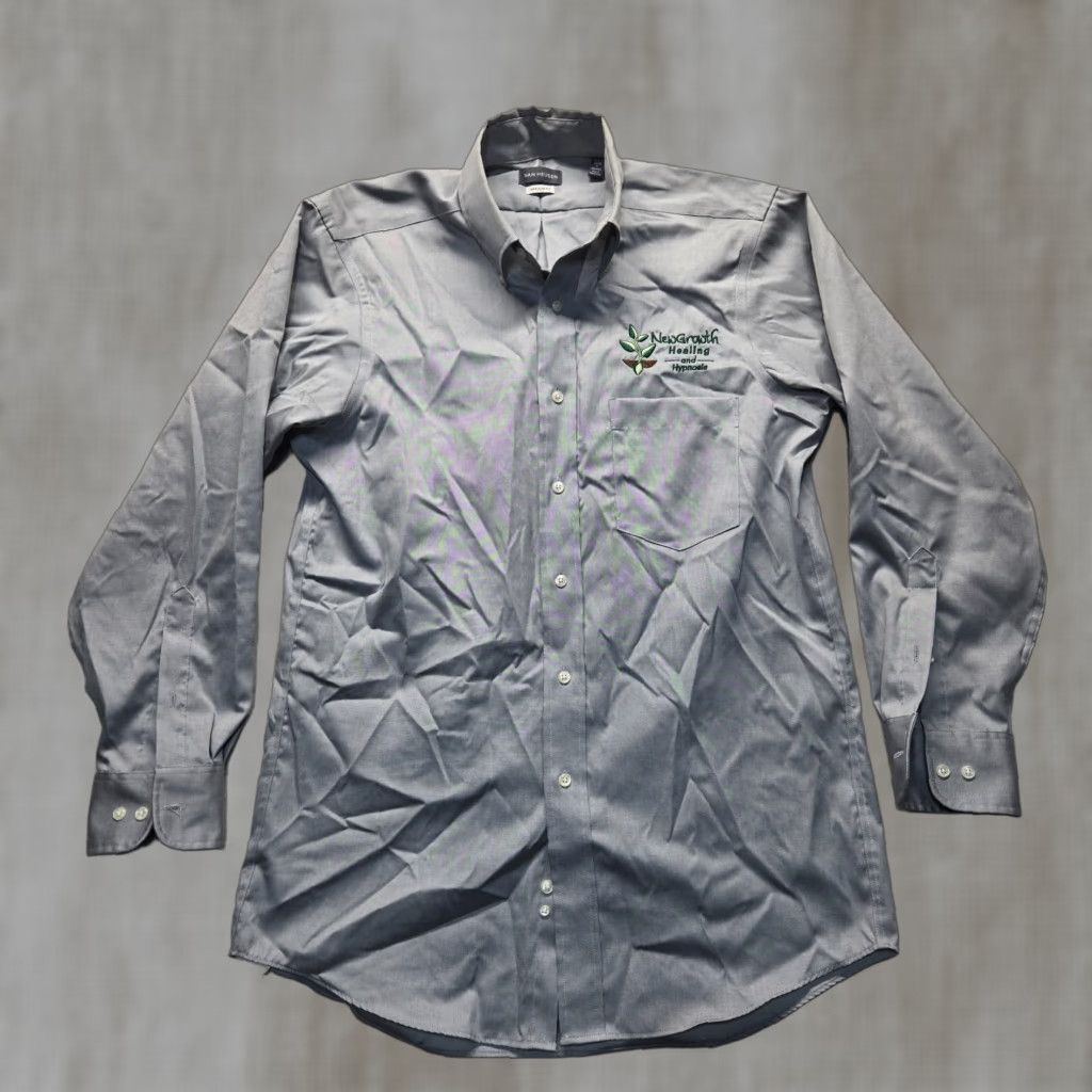 Van Heusen Van Heusen Shirt Adult Men's S Small Gray Button Up 14.5 15 Size US S / EU 44-46 / 1 - 1 Thumbnail
