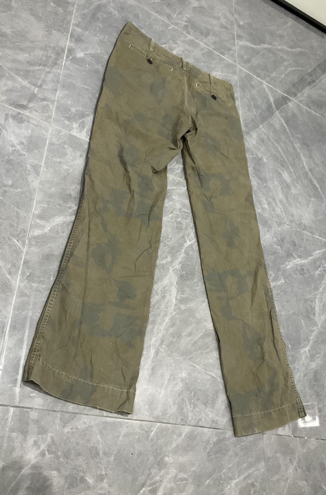 Japanese Brand × No Man Walks Alone × Sage De Cret Vintage Cotton Military Pants Strecth Cut Size US 33 - 6 Thumbnail