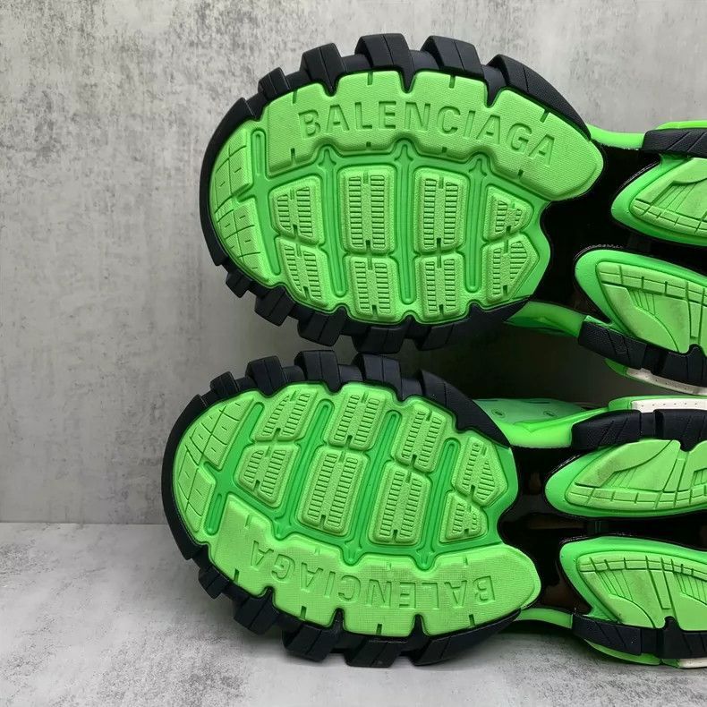 Balenciaga Balenciaga Track Sneakers Green and Black-2505 Size US 8 / EU 41 - 8 Thumbnail