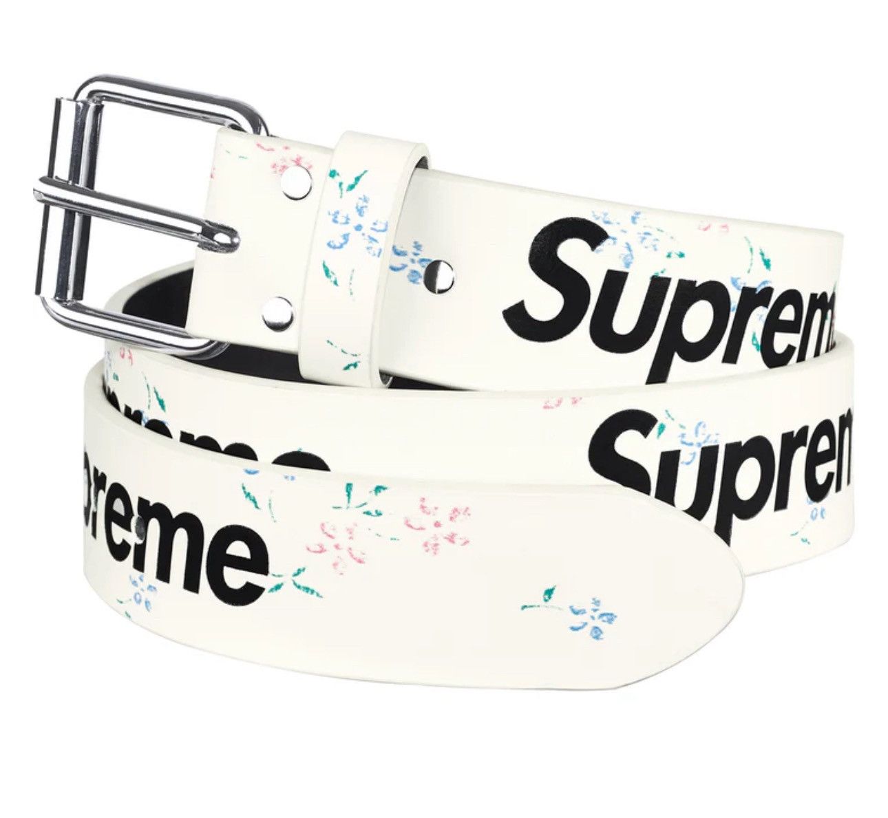 Supreme Supreme SS18 Studded Logo Leather Belt S/M | Grailed