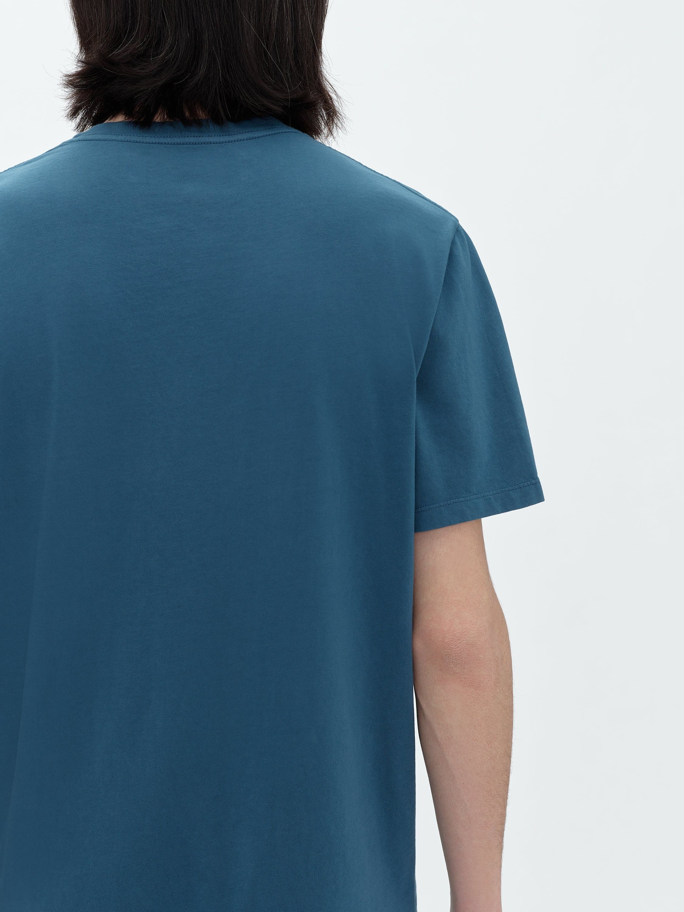 Amiri o1w1db10125 Logo T-Shirt in Blue Size US XL / EU 56 / 4 - 5 Thumbnail
