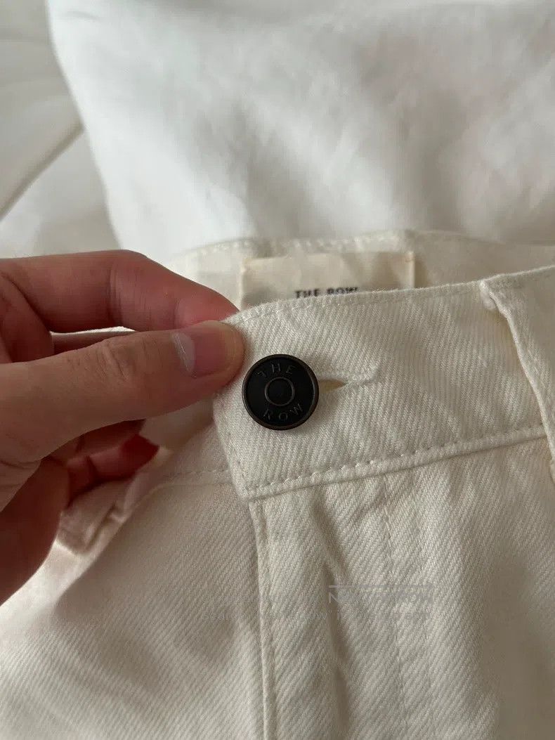 The Row The Row size 26 Eglitta White Linen Pants Size 26" / US 2 / IT 38 - 5 Thumbnail