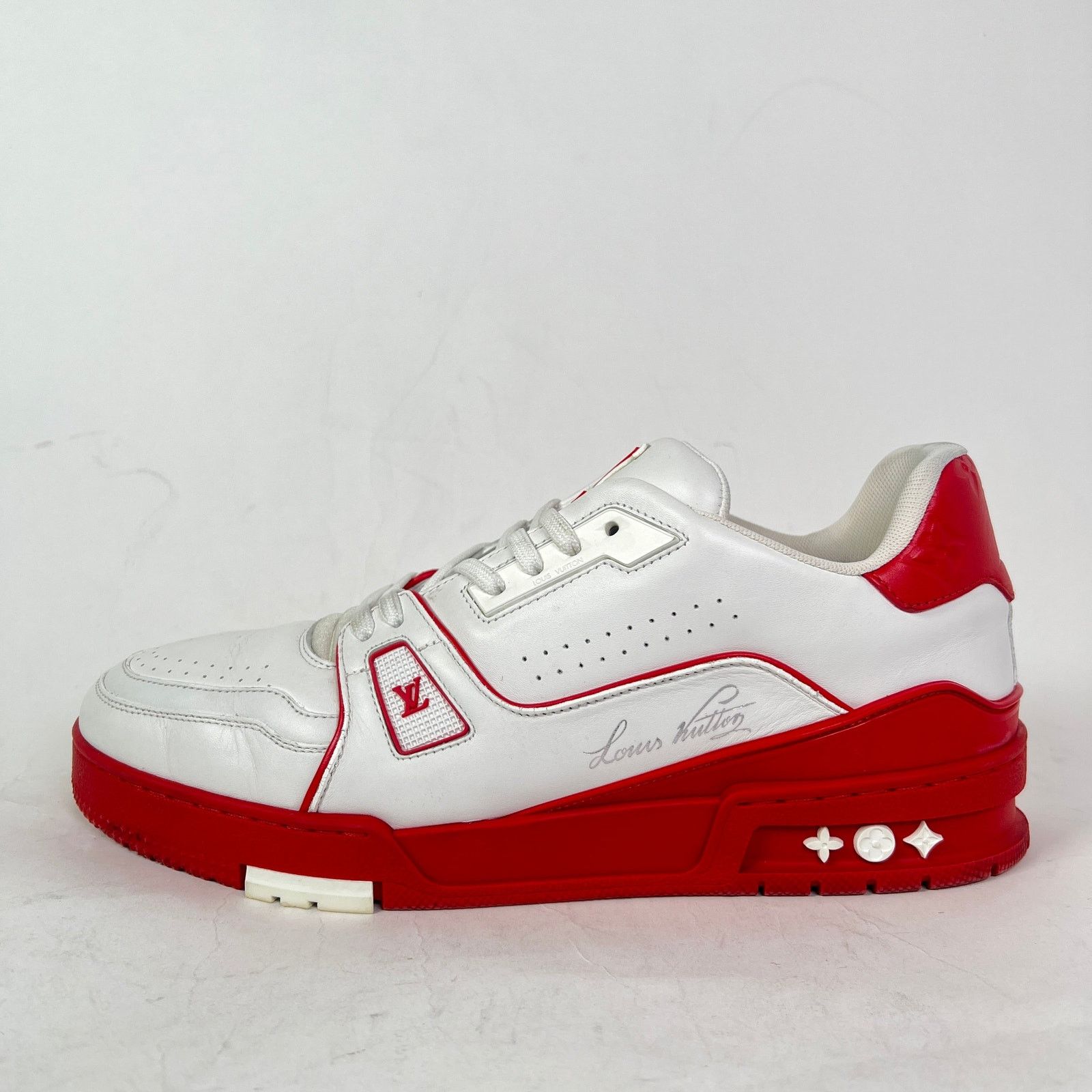 Louis Vuitton Louis Vuitton Signature Low-Top LV Trainer Size US 8 / EU 41 - 3 Thumbnail