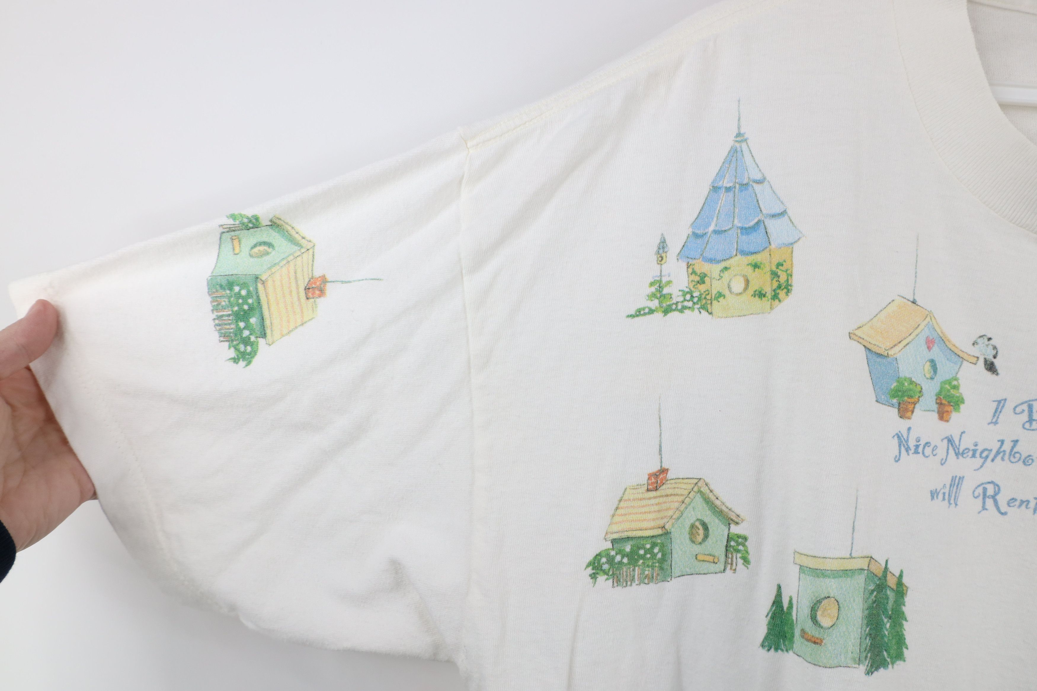 Vintage Vintage 90s Streetwear Birdhouse All Over Print T-Shirt USA Size XL / US 12-14 / IT 48-50 - 7 Thumbnail