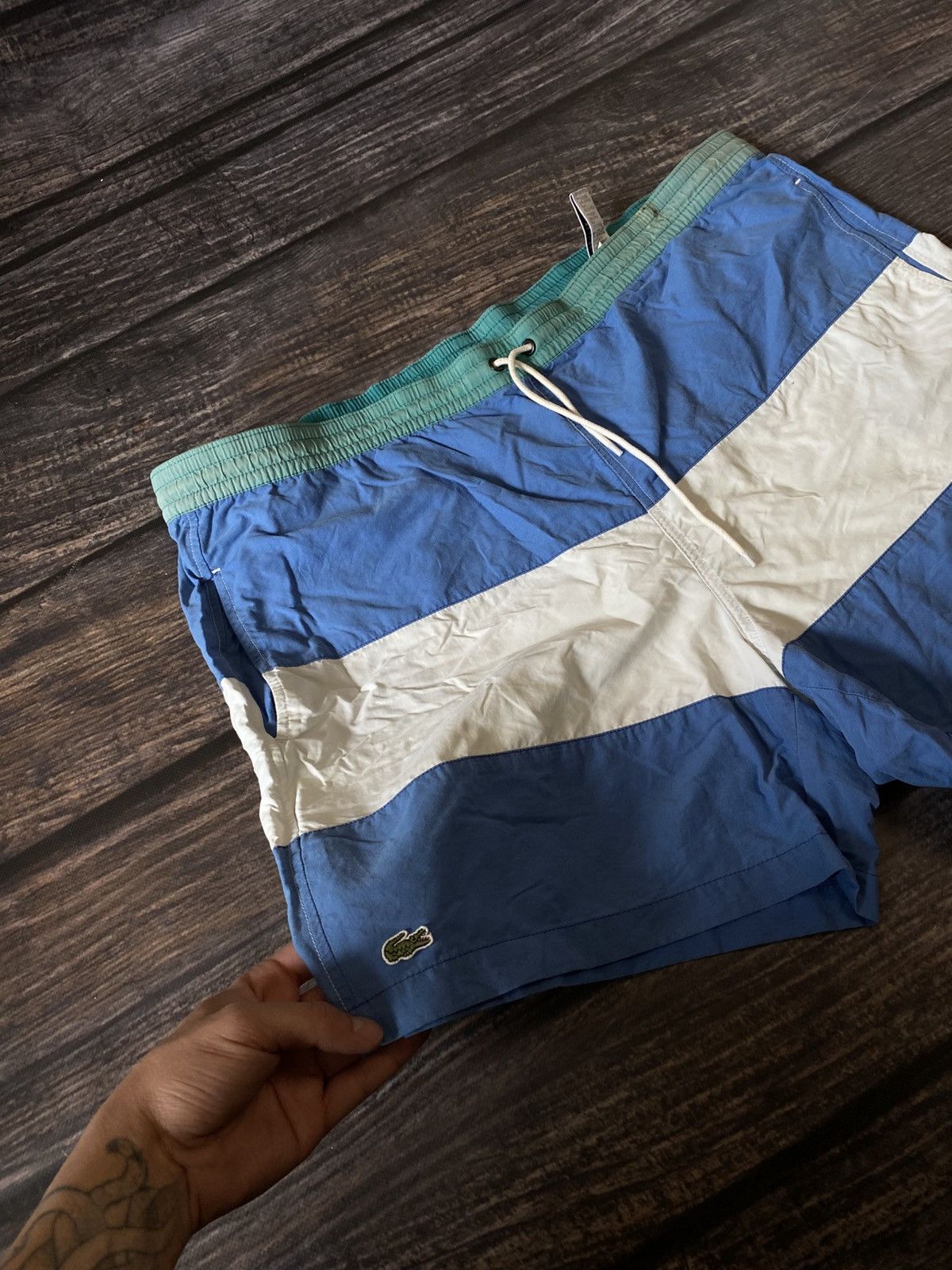 Lacoste × Vintage Lacoste vintage nylon short Size US 36 / EU 52 - 2 Thumbnail