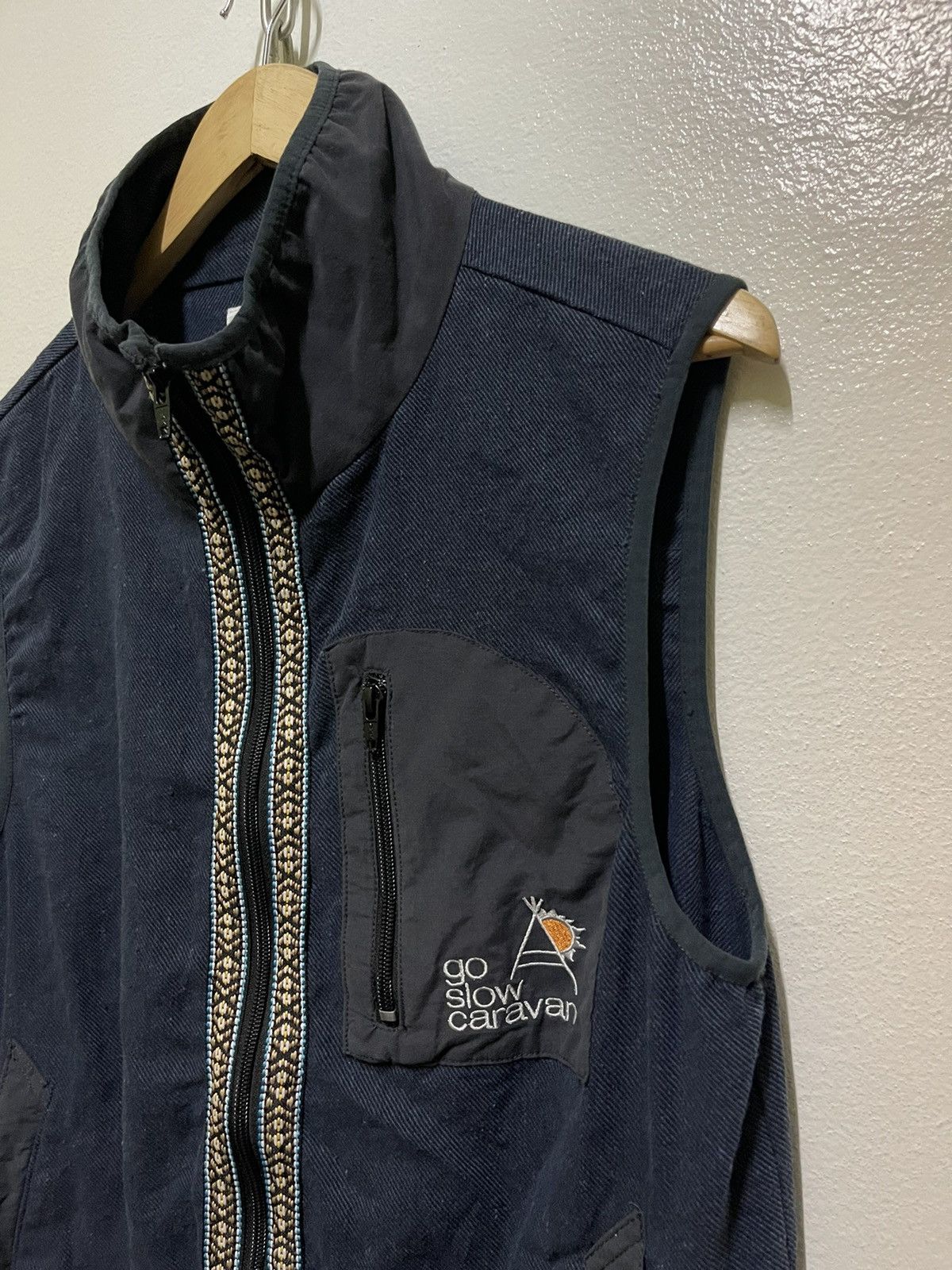 go slow caravan Go Slow Caravan Zipper Vest Size US L / EU 52-54 / 3 - 4 Thumbnail