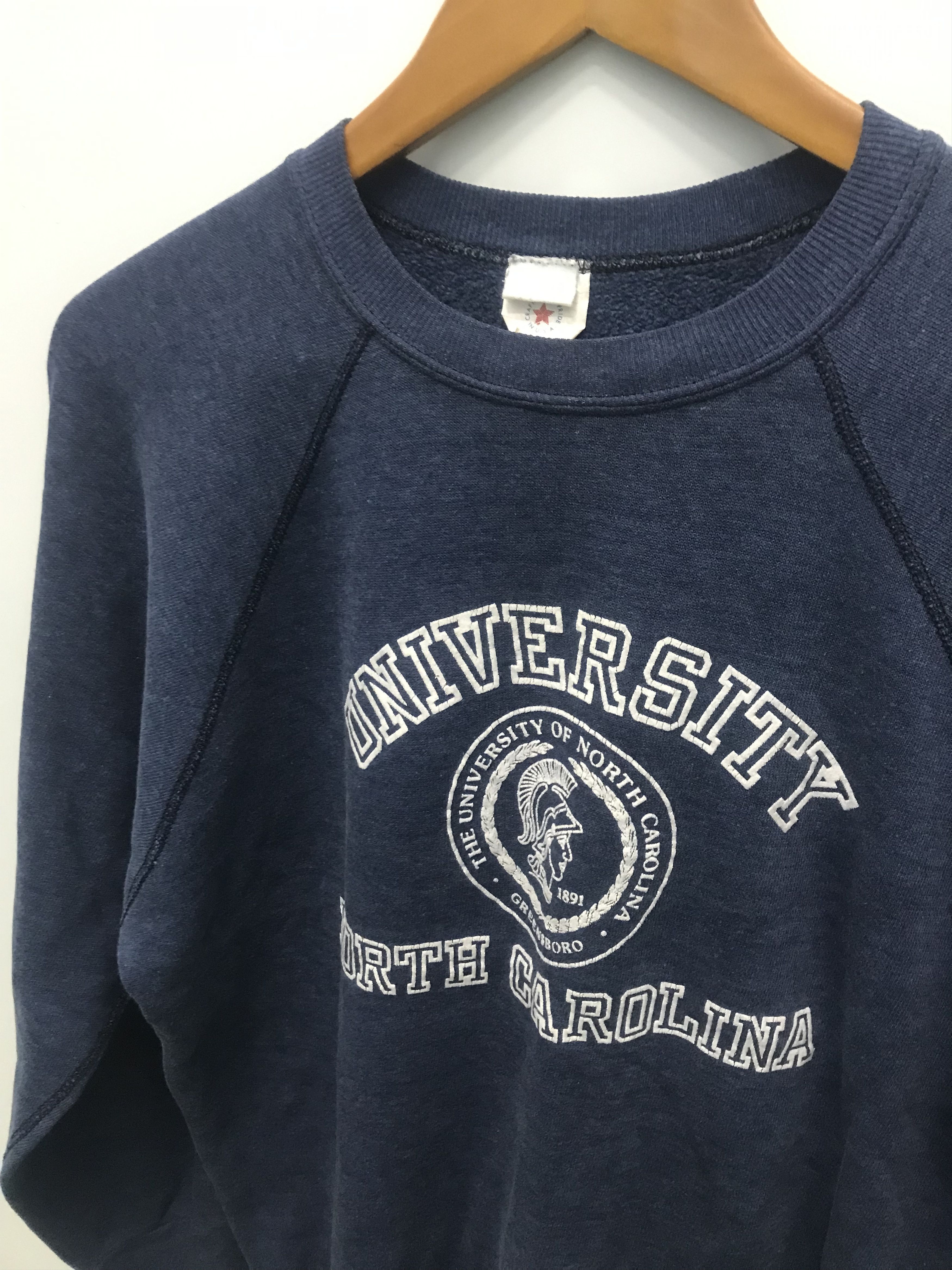 Artek × Vintage Vintage “University of North Carolina” Sweatshirt by Artex Size US L / EU 52-54 / 3 - 2 Thumbnail