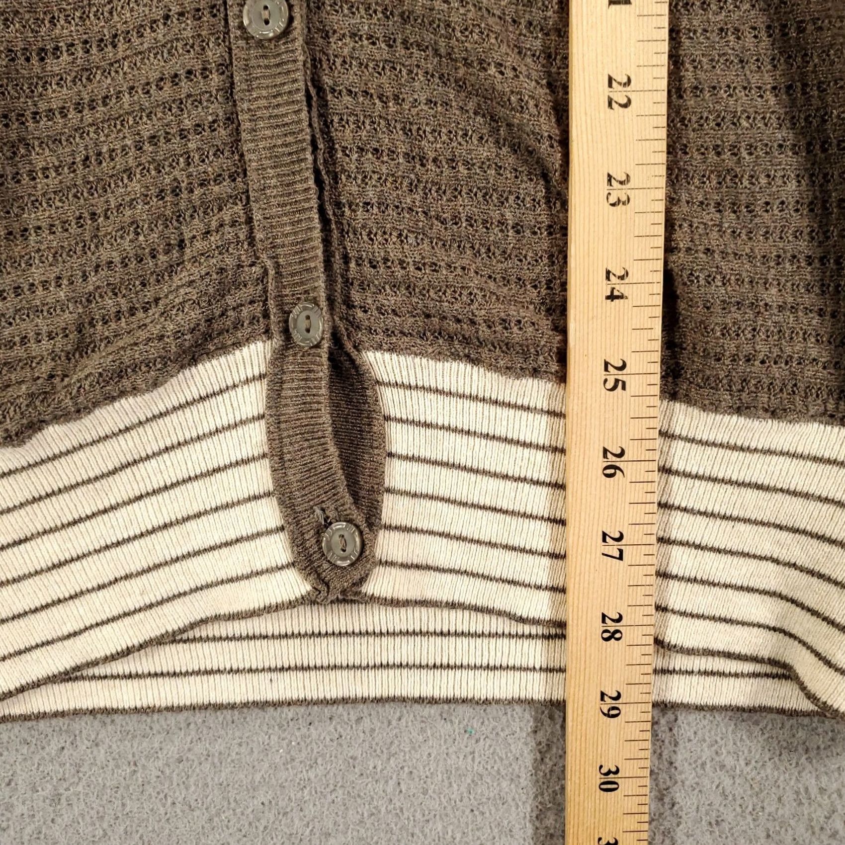 Eileen Fisher VINTAGE or not; original says No, so: Eileen Fisher Cardigan Womens Size Small Gray Brown Button Up Breathable Cardigan Womens Small Brown Breathable Size S / US 4 / IT 40 - 3 Thumbnail