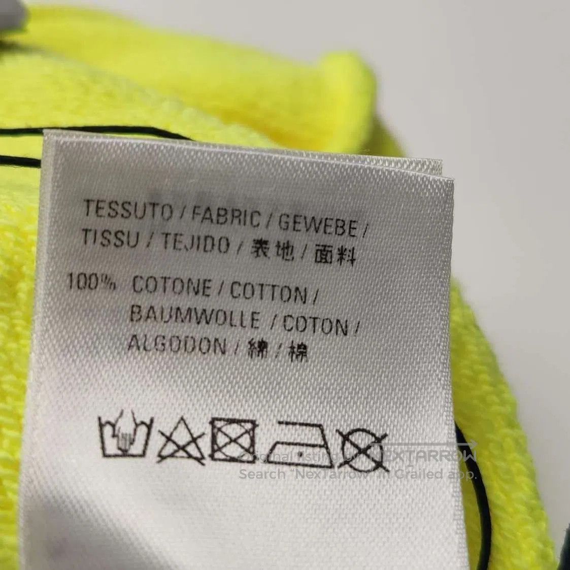 Balenciaga Balenciaga Yellow Crew Logo Hoodie. Size XXS / US 00 / IT 34 - 8 Thumbnail