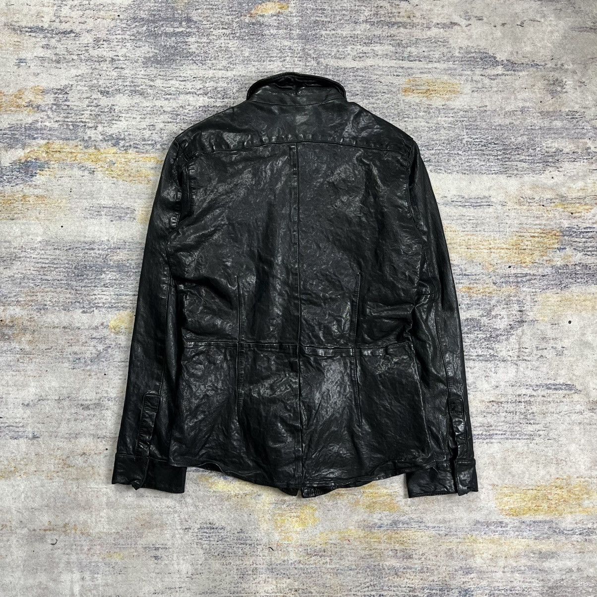 Isamu Katayama Backlash Luva tram wrinkled leather jacket guidi ccp style Size US M / EU 48-50 / 2 - 3 Thumbnail
