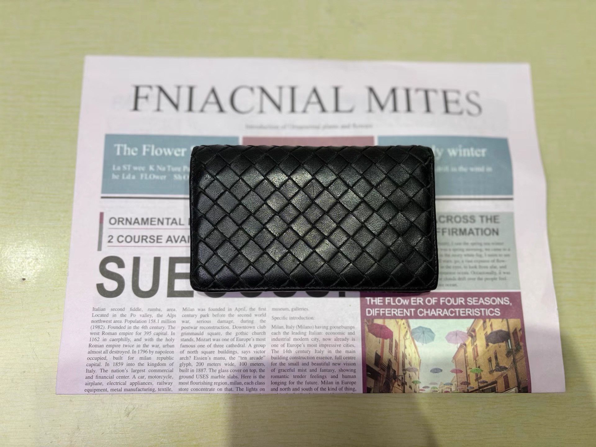 Bottega Veneta Bottega Veneta Woven Short Wallet K36 Size ONE SIZE - 2 Thumbnail