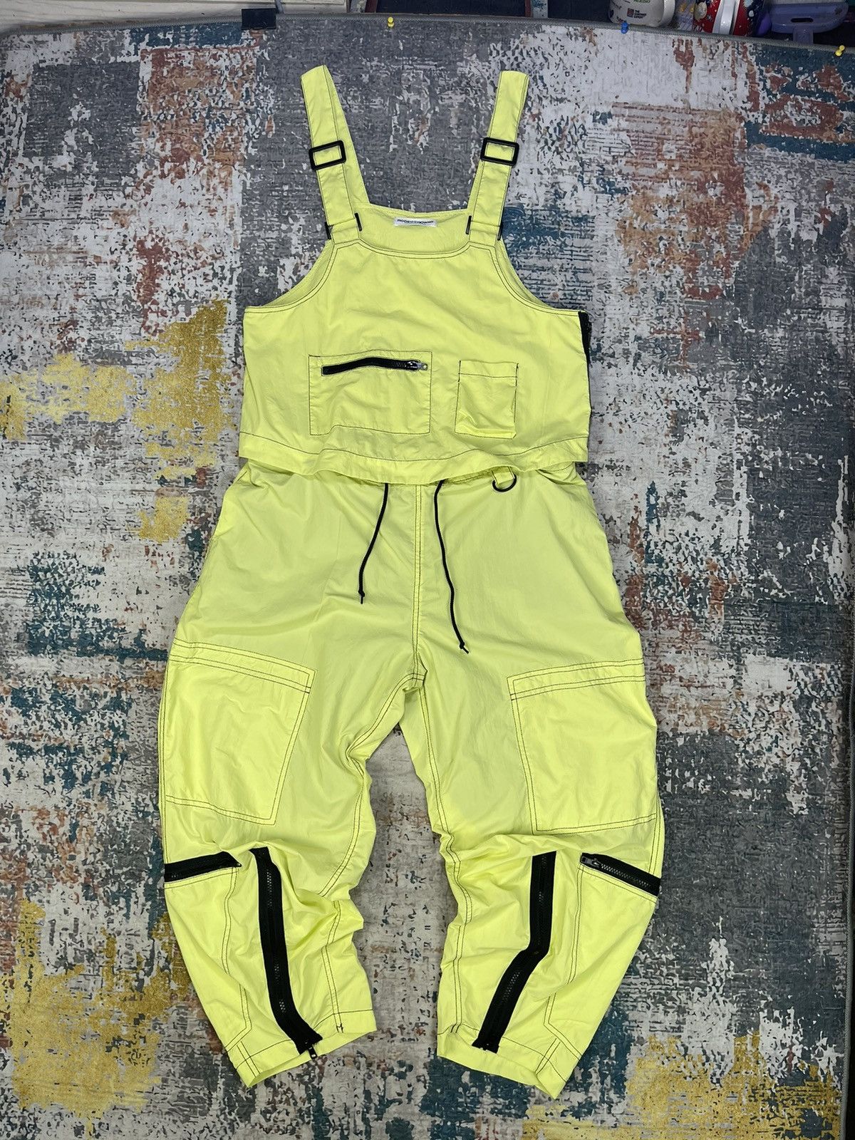 Japanese Brand Rodeo Crown Wide Bowl Detachable Sporty Overalls Size 34" / US 12 / IT 48 - 1 Thumbnail