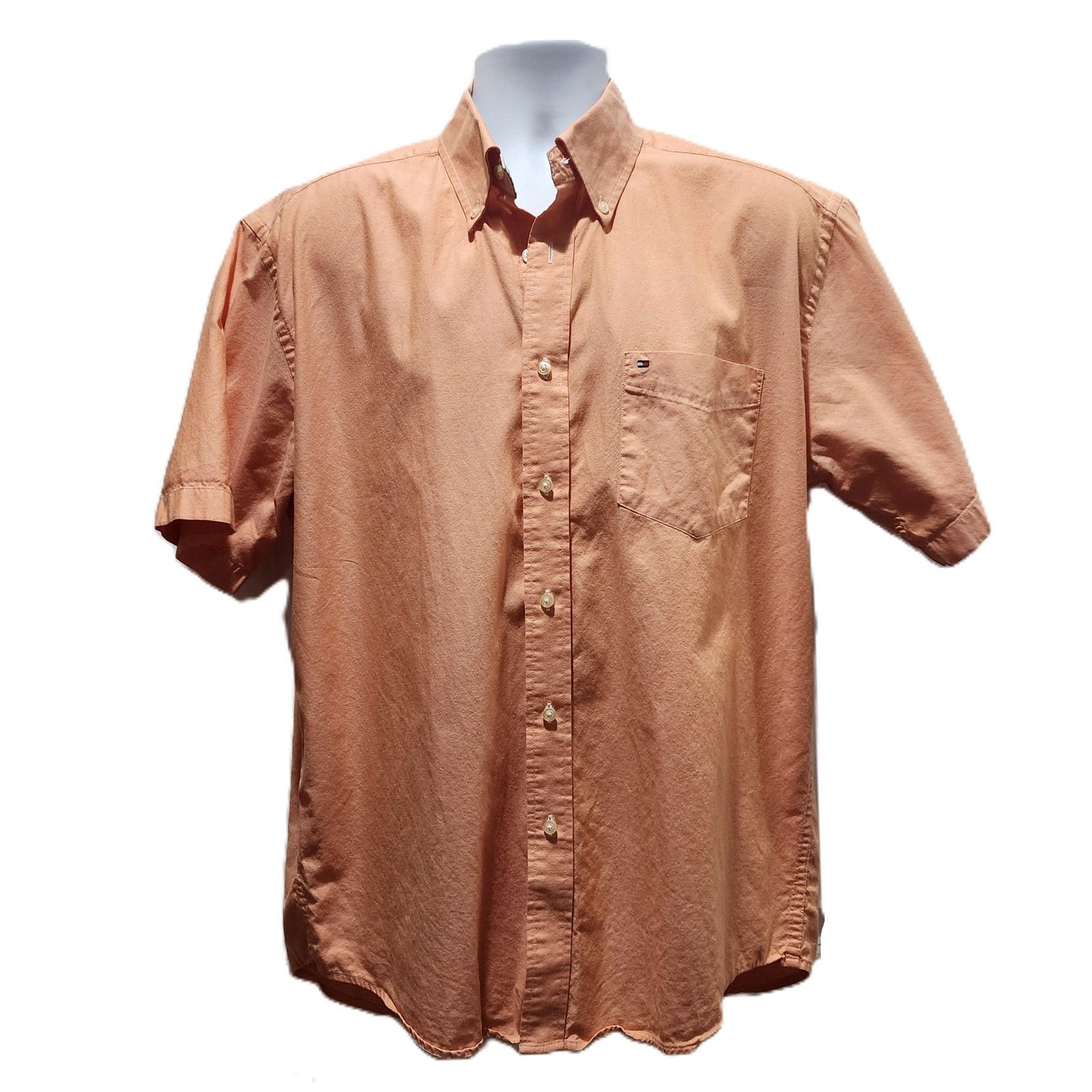 Tommy Hilfiger Tommy Hilfiger Salmon Button Casual Shirt L Size US L / EU 52-54 / 3 - 8 Thumbnail