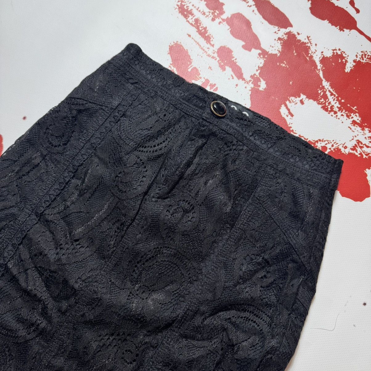 Dolce & Gabbana vintage sexy lace skirt dolce gabbana archival clothing Size 28" / US 6 / IT 42 - 2 Thumbnail