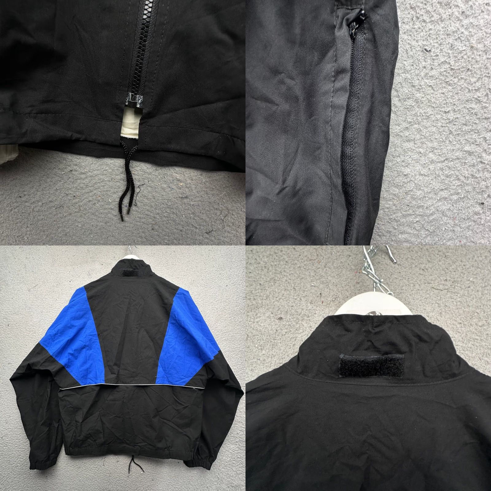 Asics VINTAGE Asics Gore-Tex Windbreaker Jacket Mens L Black Blue Zip Full Zip Pocket Logo 90s Outdoor Casual Travel Workwear Mens Size US L / EU 52-54 / 3 - 9 Thumbnail
