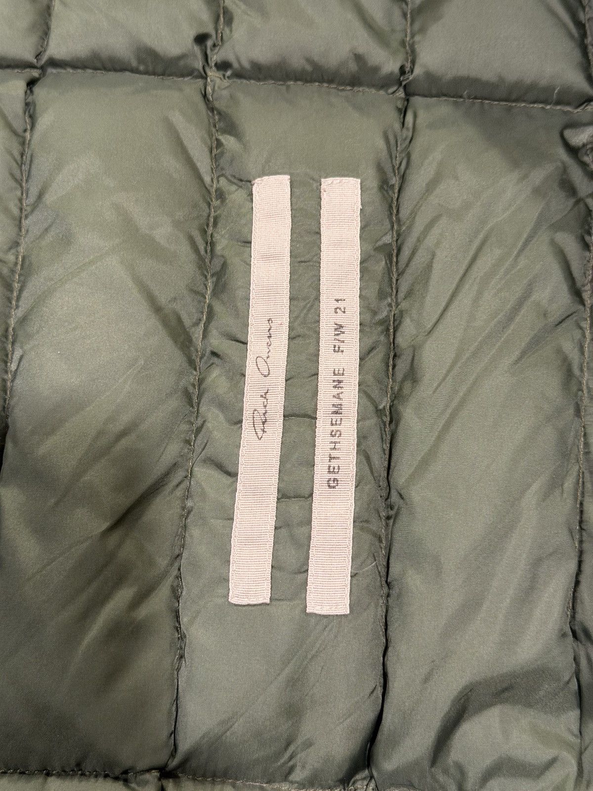 Rick Owens Rick Owens FW21 Gethsemane Geth Padded Green Bomber Jacket Size US L / EU 52-54 / 3 - 16 Thumbnail