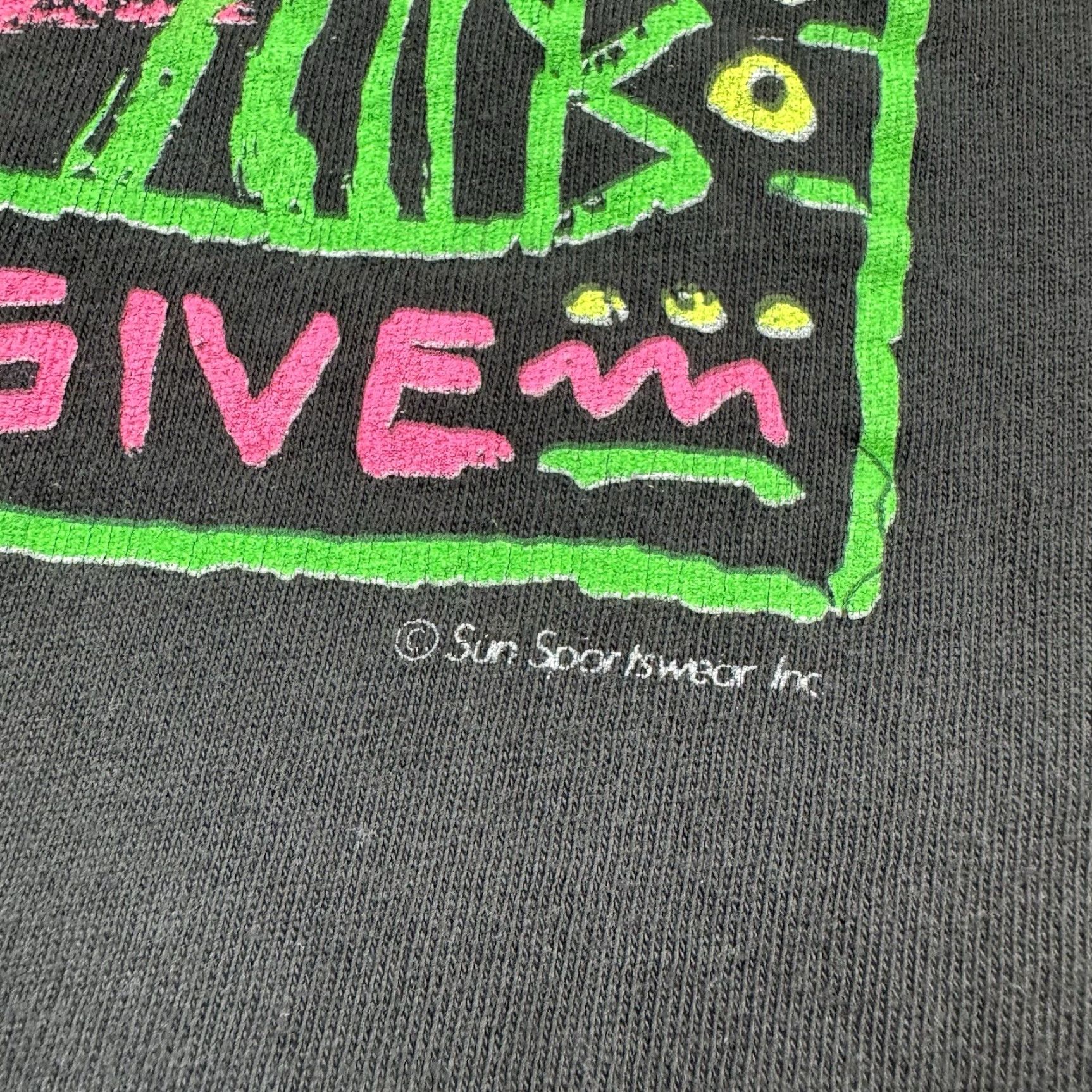 Sunray Sportswear VINTAGE Tribals T-Shirt Men Large Black 90s Graphic Tee Tribal Theme Size US L / EU 52-54 / 3 - 3 Thumbnail