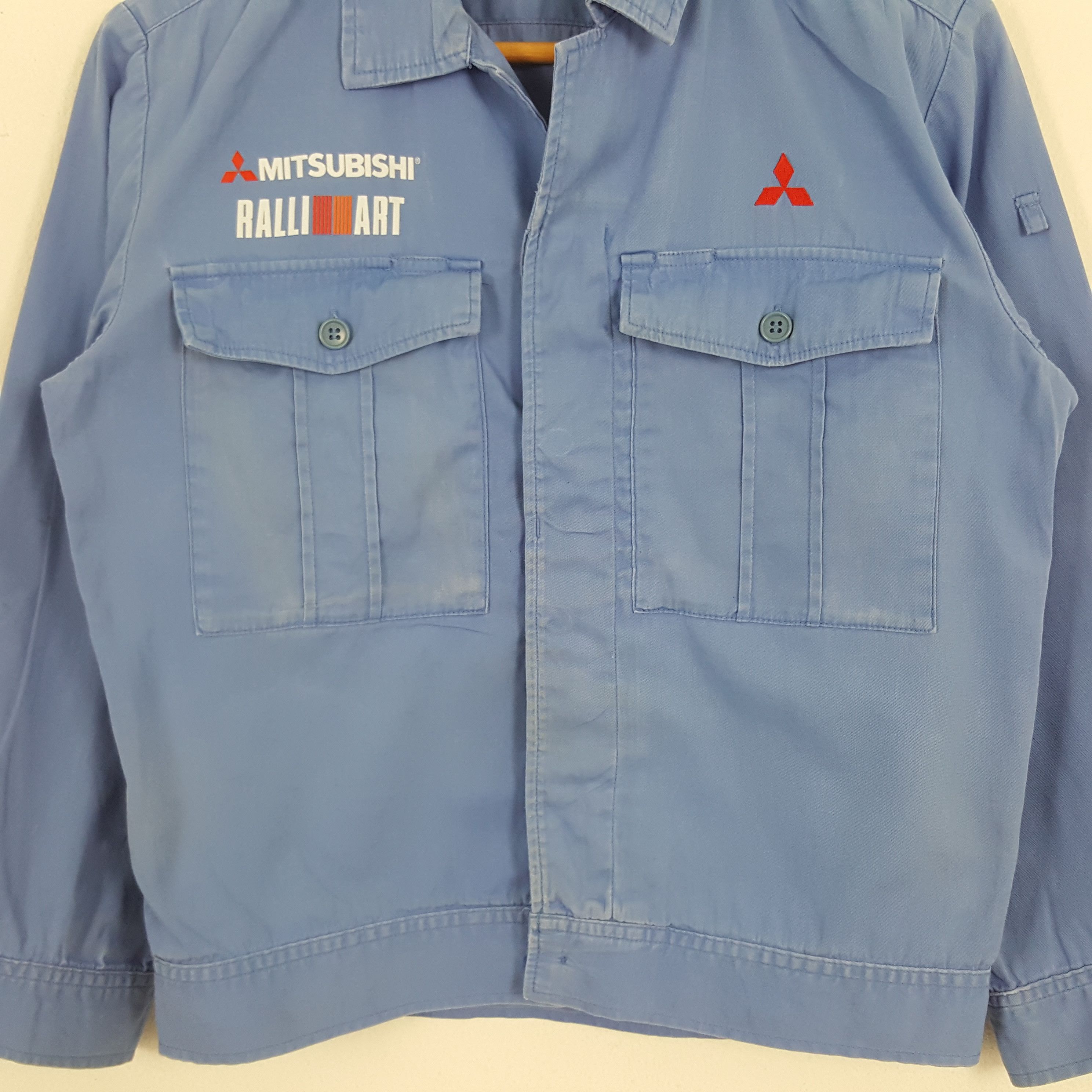 Japanese Brand × Vintage Vintage Mitsubishi Ralli Art Japanese Racing Custom Jacket Size US S / EU 44-46 / 1 - 4 Thumbnail
