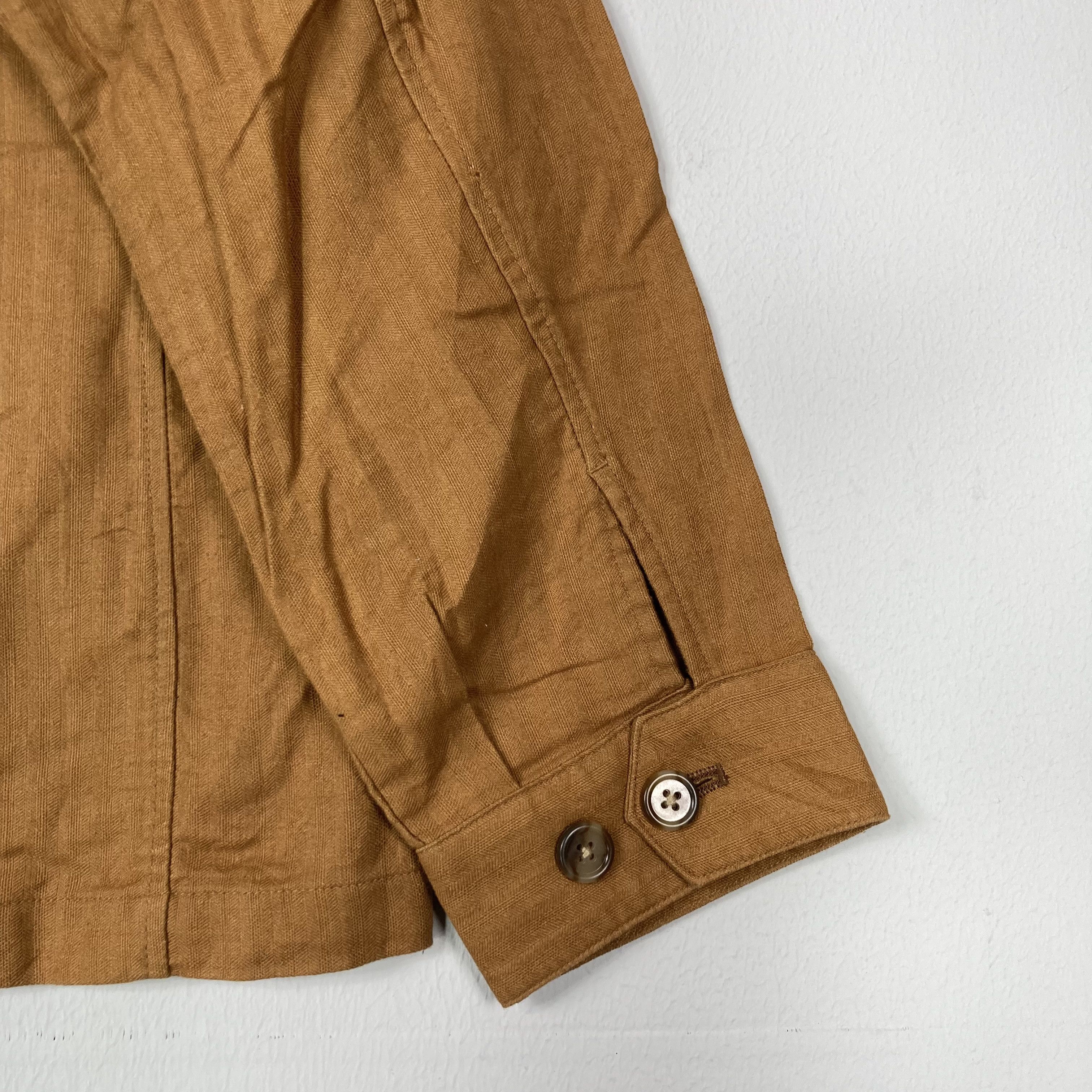 Kansai Yamamoto Vintage SISSY By KANSAI YAMAMOTO Beige Denim Chore Jaket Size US XL / EU 56 / 4 - 5 Thumbnail