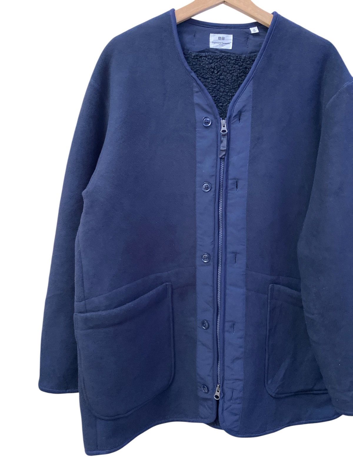 Engineered Garments × Uniqlo Engineered Garments New York x Uniqlo Fleece Collarless Coat Size US M / EU 48-50 / 2 - 5 Thumbnail