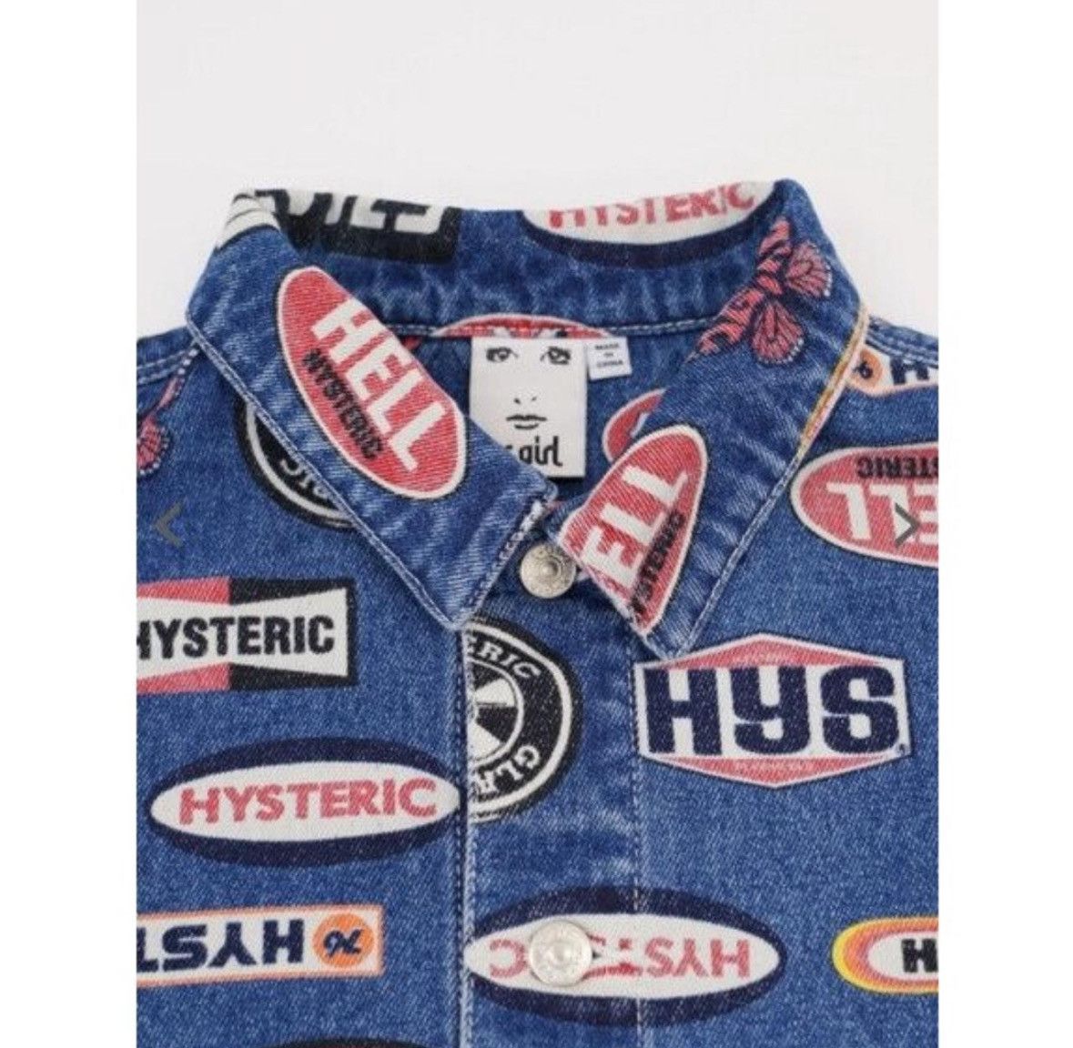 HYSTERIC GLAMOUR x X-GIRL DENIM JACKET JP RARE