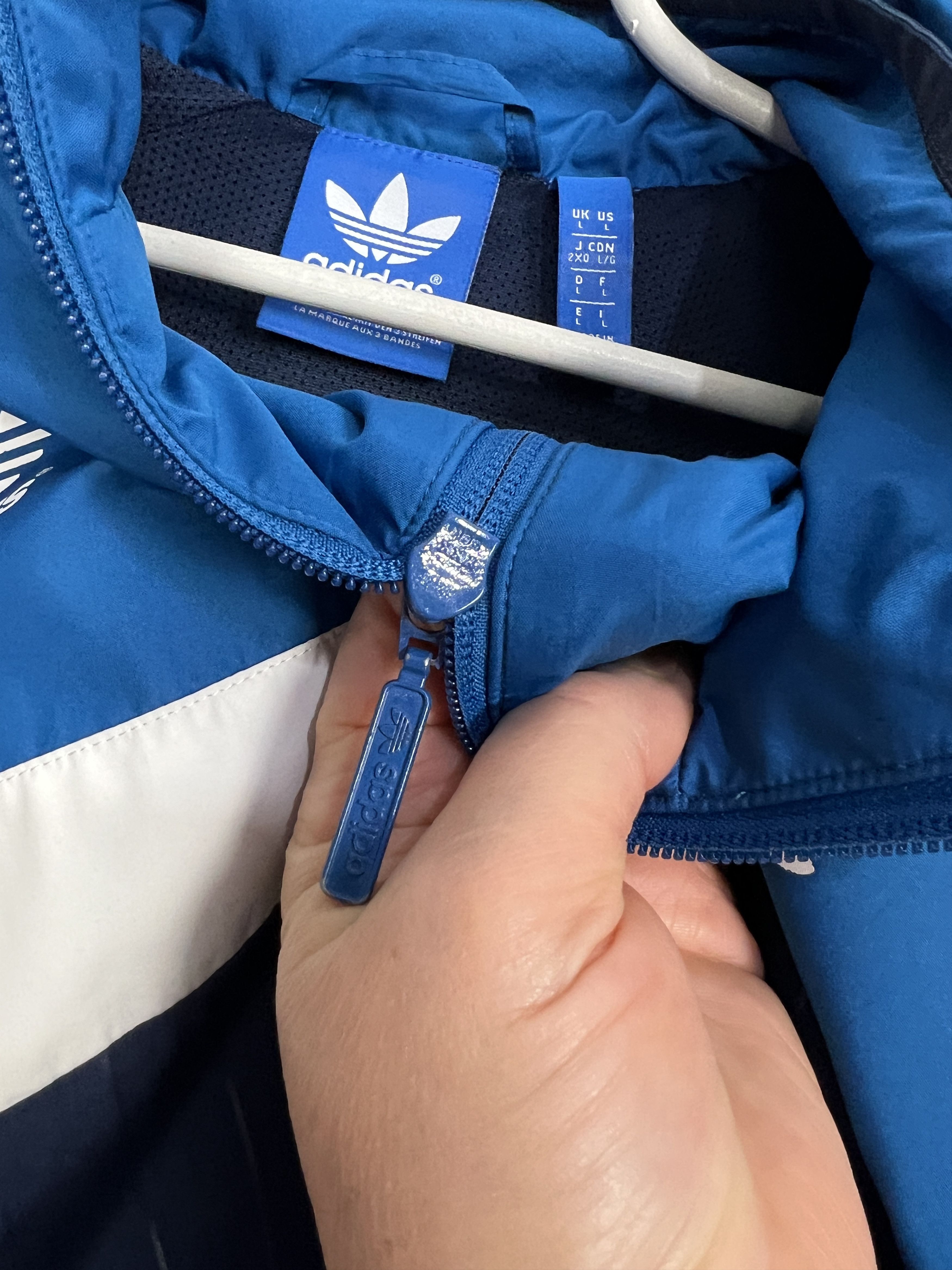 Adidas Originals Chelsea Football Hoodie Jacket Soccer Track Top Size US L / EU 52-54 / 3 - 4 Thumbnail