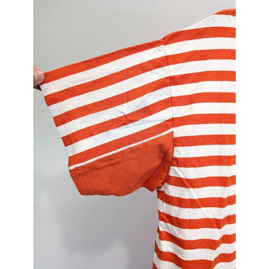 Martine Rose o1rshd1 Oversized Stripe Tee in Orange/White Size US M / EU 48-50 / 2 - 8 Thumbnail