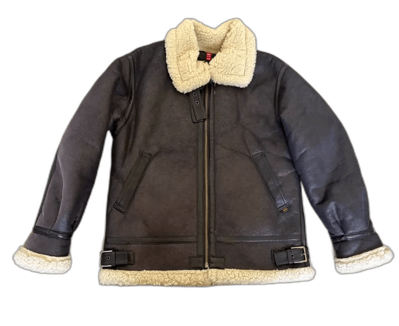 Yohji Yamamoto Alpha B3 Flight Jacket with Shearling Trim-2506 Size L / US 10 / IT 46 - 1 Thumbnail