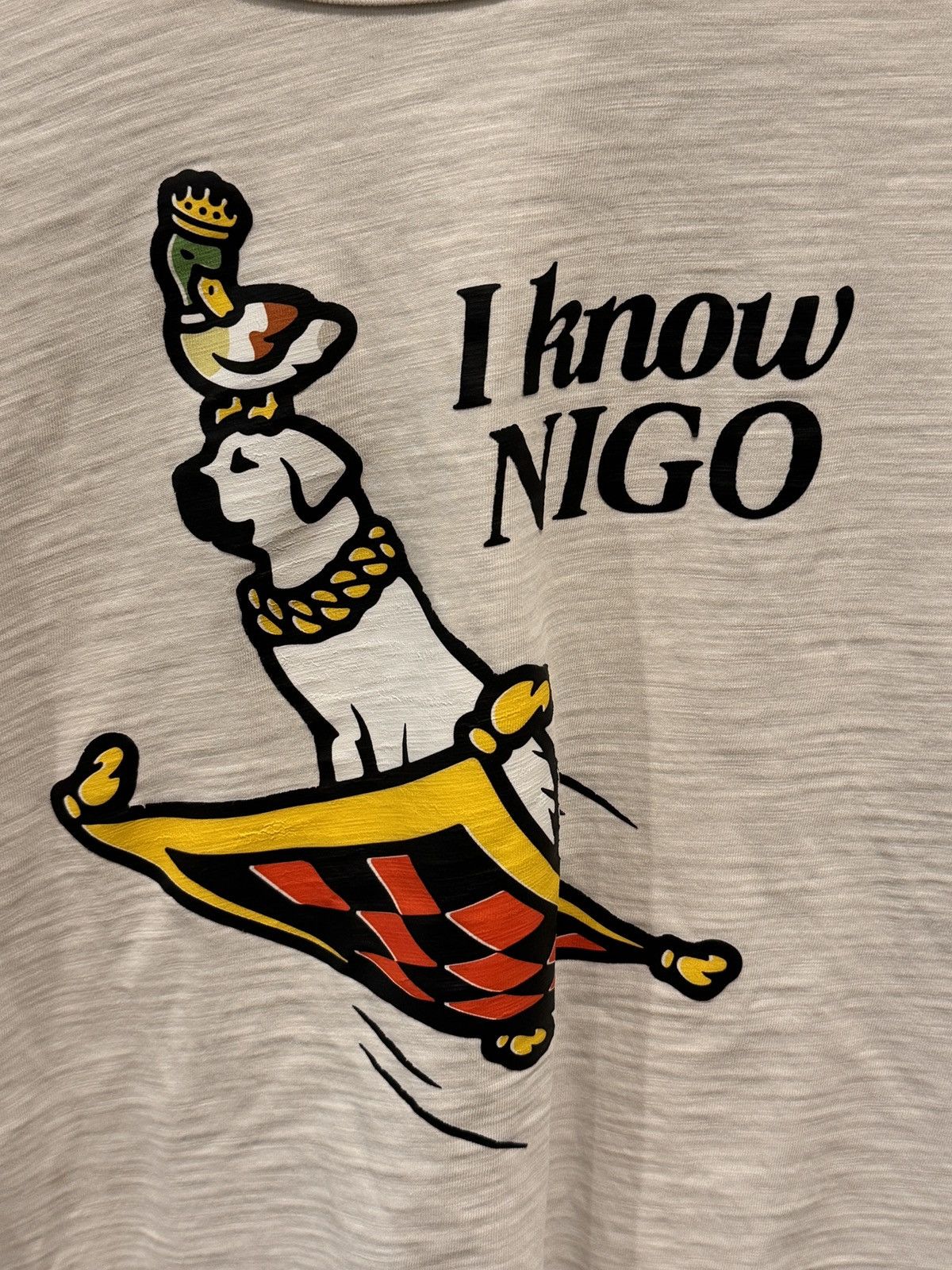 Human Made Human Made I Know Nigo White Tee size Large Size US L / EU 52-54 / 3 - 4 Thumbnail