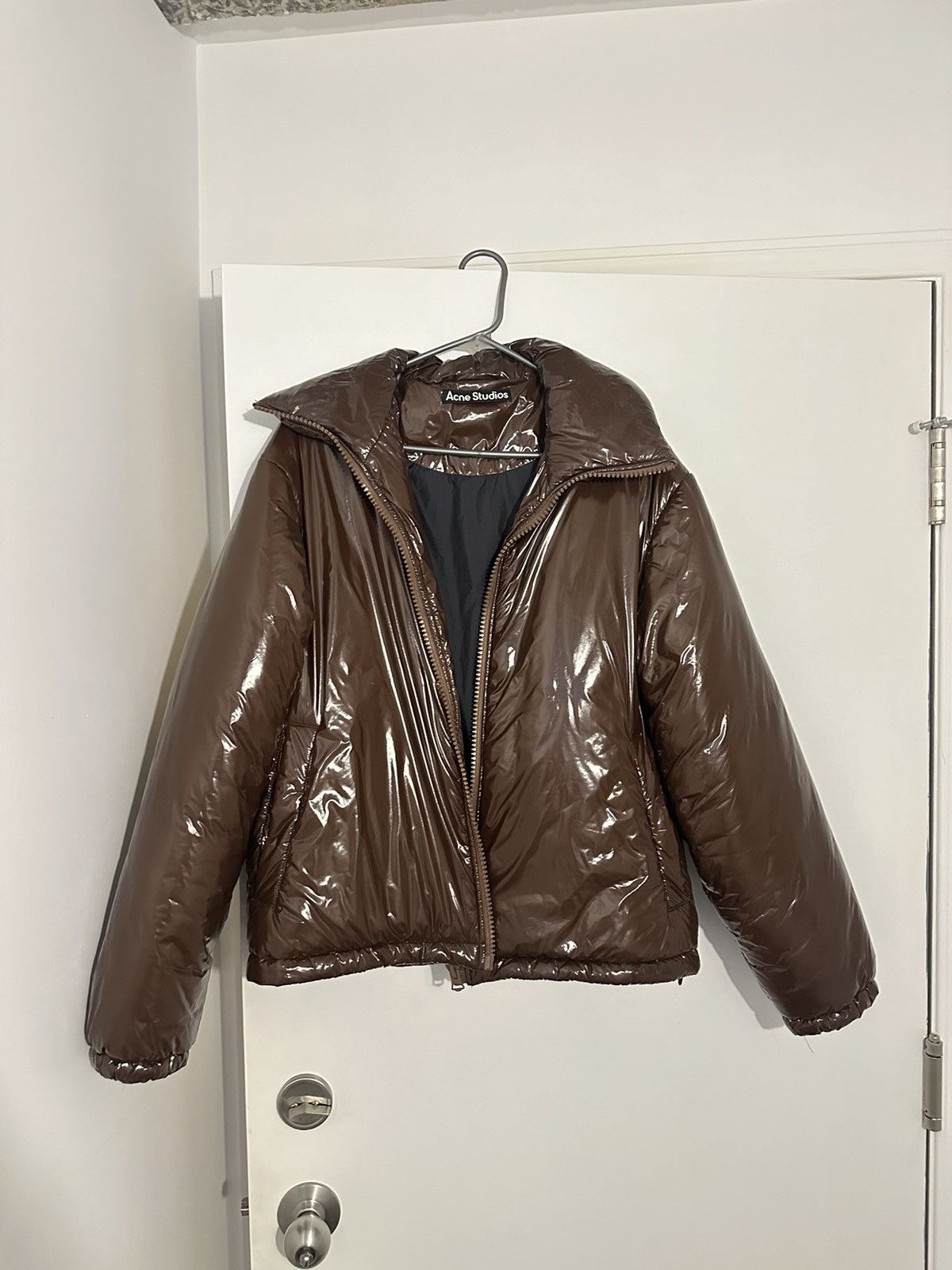 Acne Studios Acne Studios Brown Puffer Jacket 2021 « FACE » Collection Size US M / EU 48-50 / 2 - 2 Thumbnail