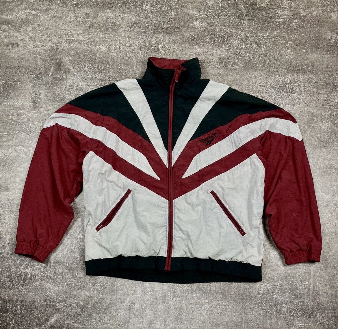 Reebok Vintage Reebok Cotton Jacket 💣 Size US XL / EU 56 / 4 - 1 Thumbnail
