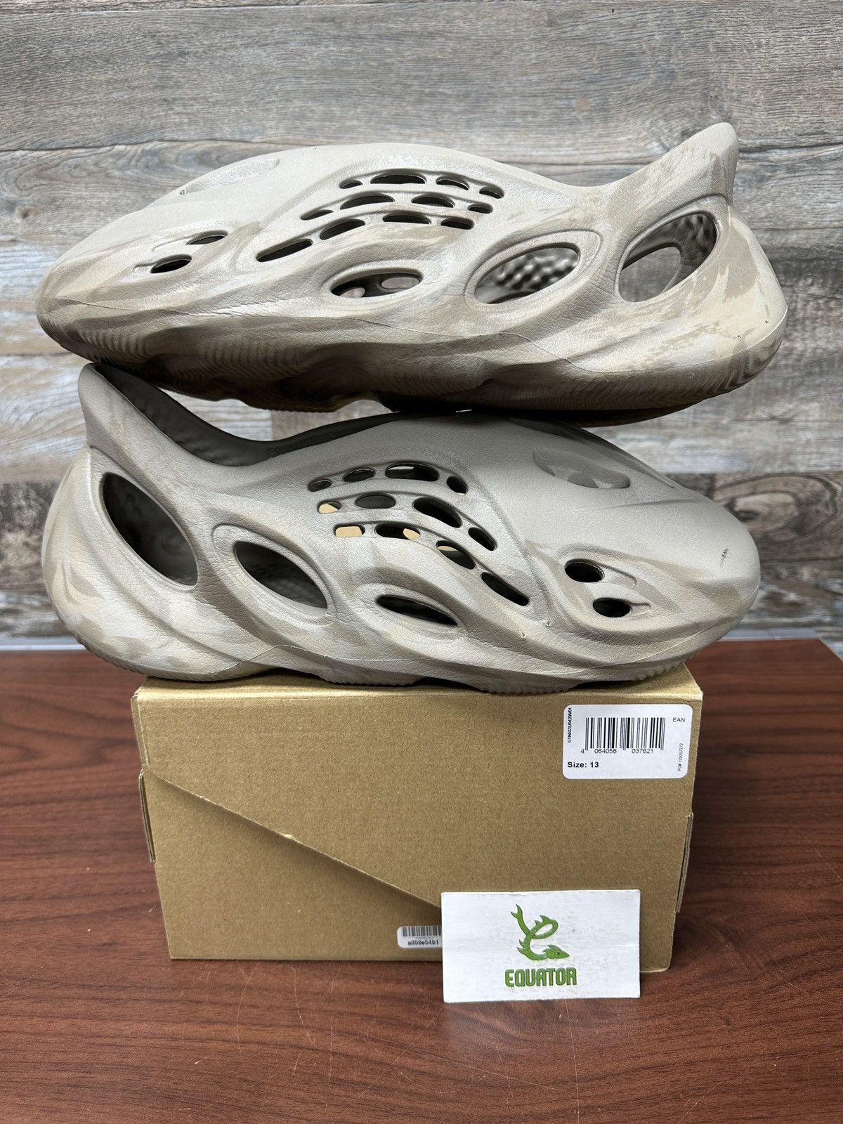 image of Adidas Yeezy Foam Rnnr Stone Sage Size 13 Shoes, Men's