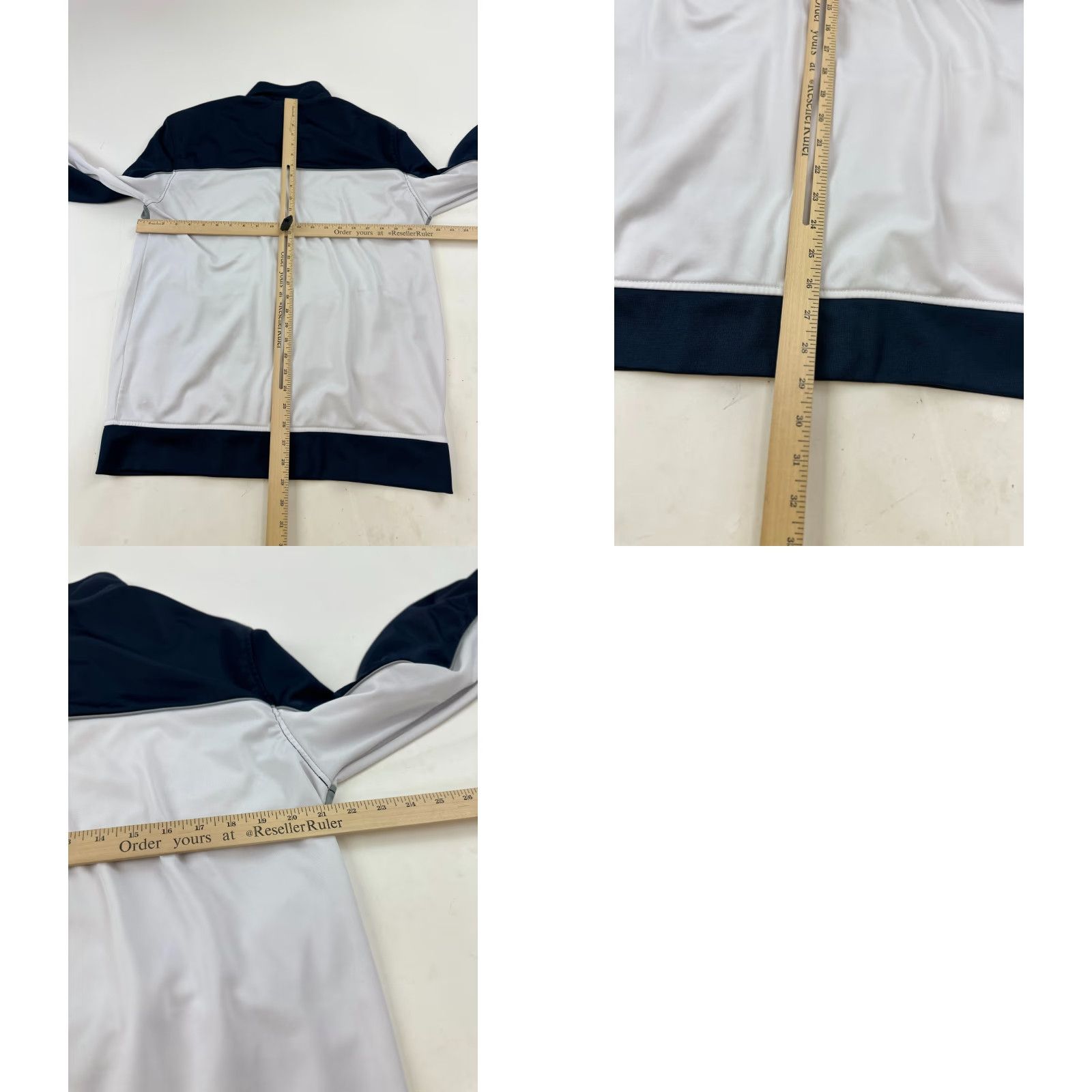 Ecko Unltd. Ecko Unltd Jacket Mens XL White Colorblock Tricot Track Long Sleeve Full Zip Size US XL / EU 56 / 4 - 8 Thumbnail