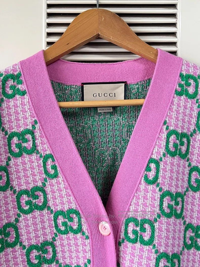 Gucci Gucci Knitted cardigan coat Size S / US 4 / IT 40 - 3 Thumbnail