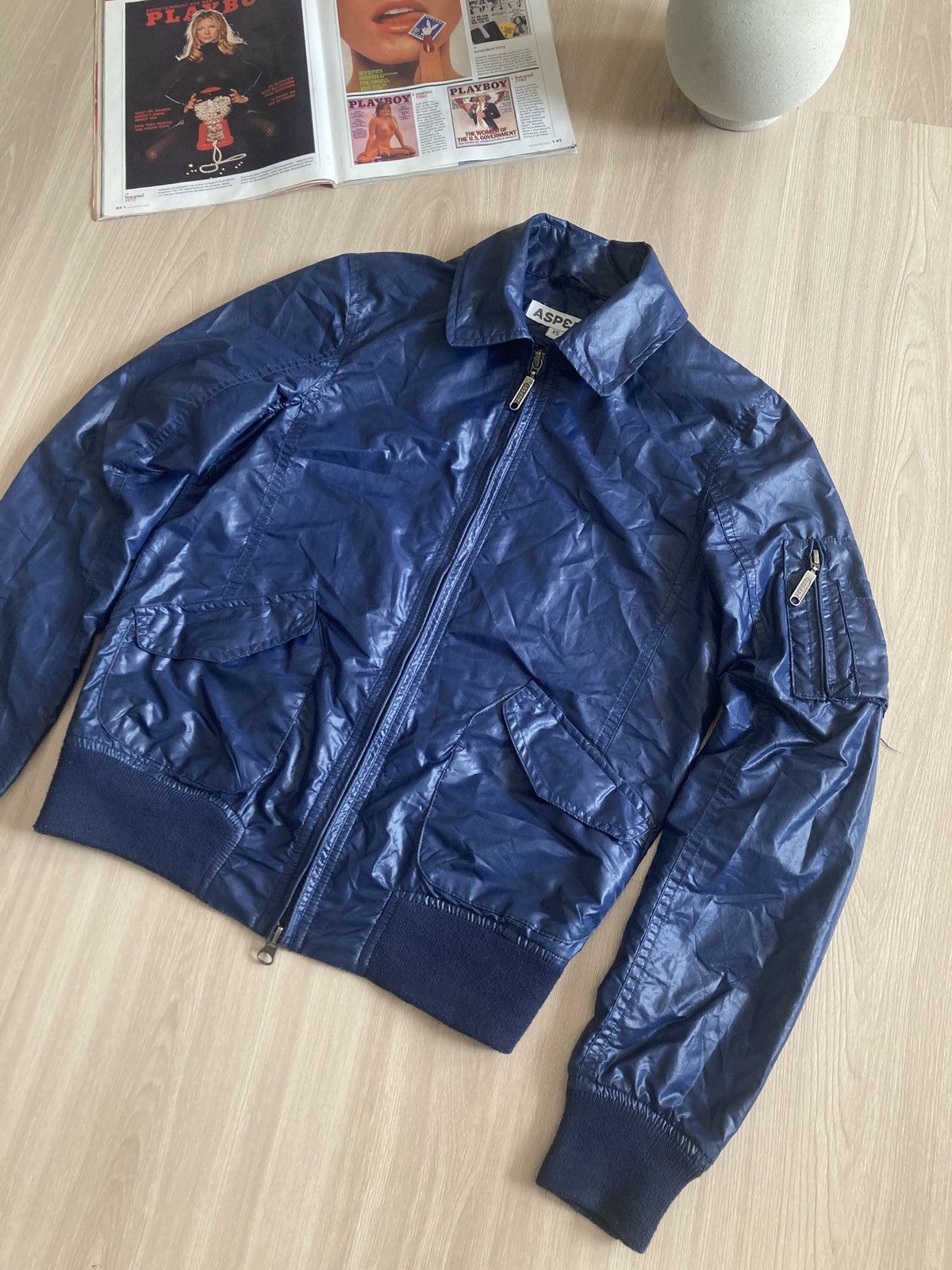 Aspesi Vintage Aspesi Bomber Nylon Jacket Size XS / US 0-2 / IT 36-38 - 3 Thumbnail