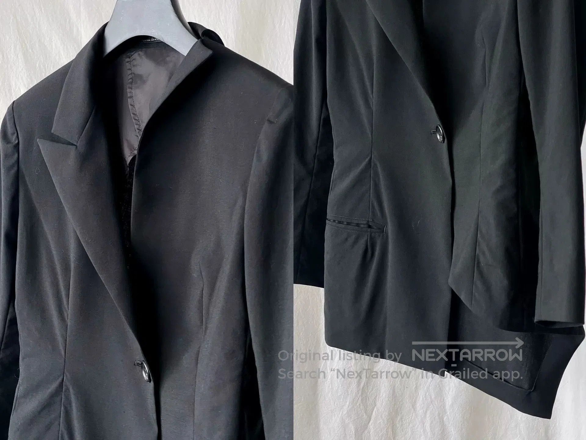Yohji Yamamoto Yohji Yamamoto Asymmetrical Wool Top. Size S / US 4 / IT 40 - 9 Thumbnail