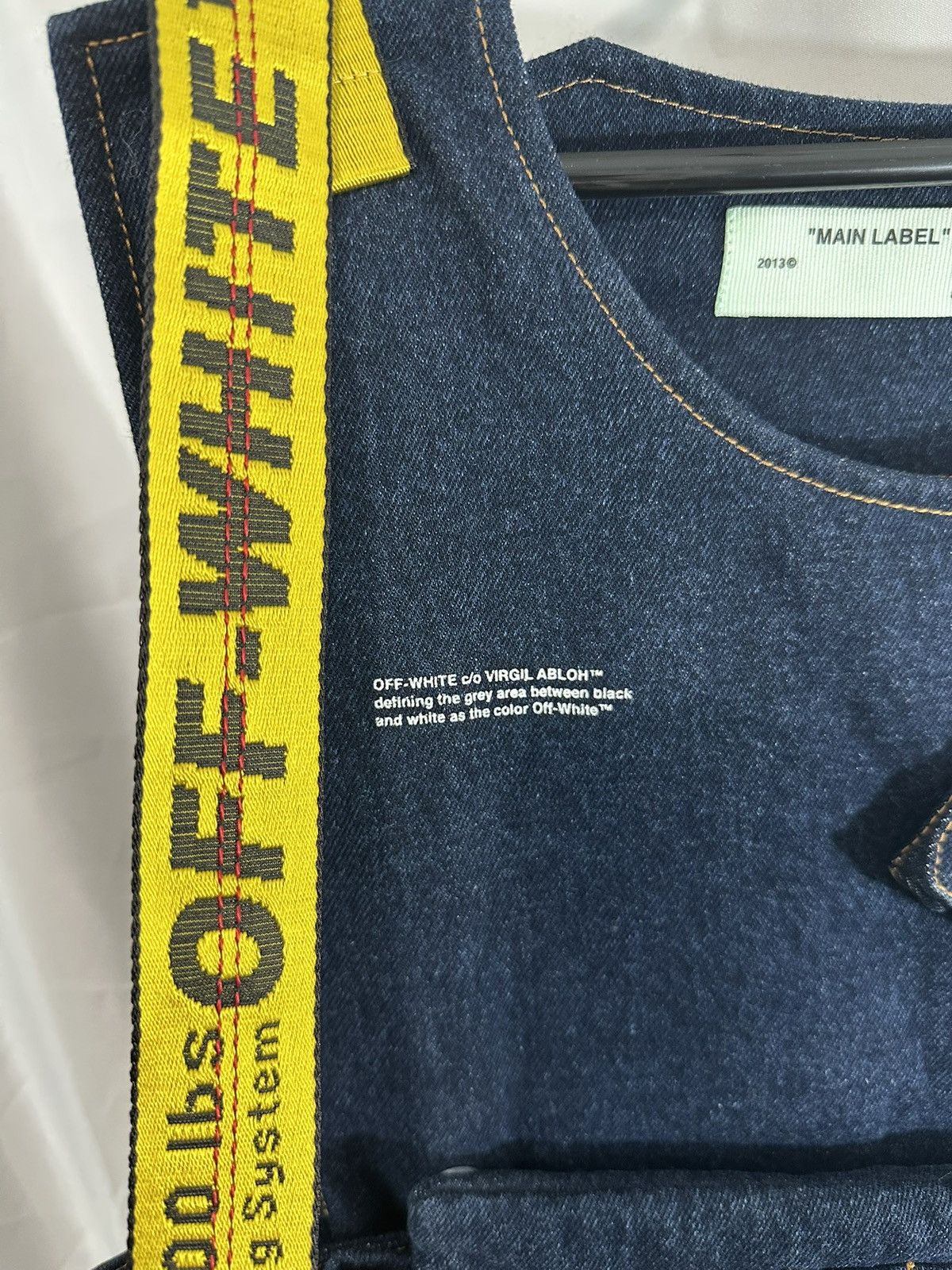 Off-White Off White Denim Vest Size US L / EU 52-54 / 3 - 4 Thumbnail